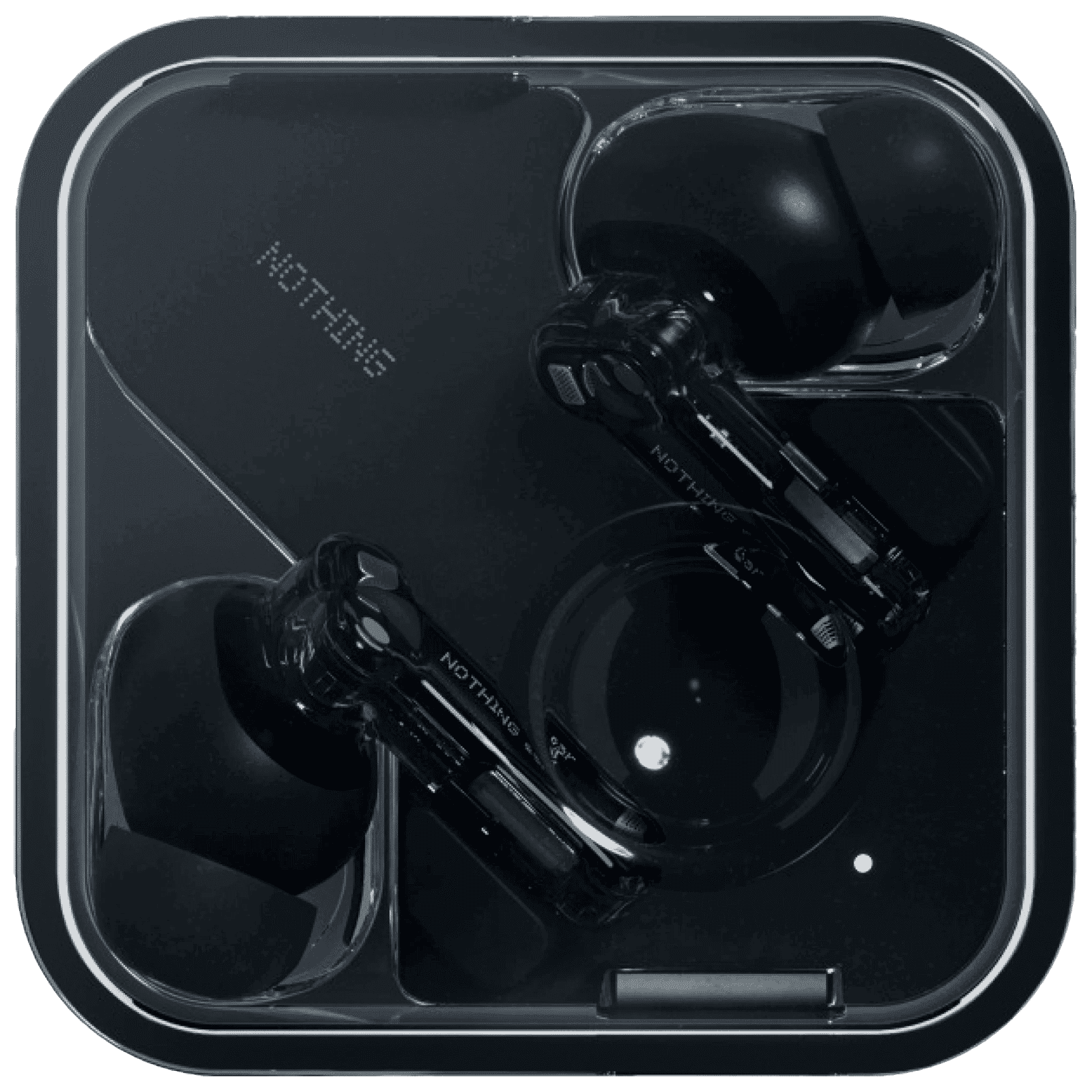 Nothing Ear TWS Earbuds with Active Noise Cancellation (IP54 Water Resistant, Deep Bass, Black)