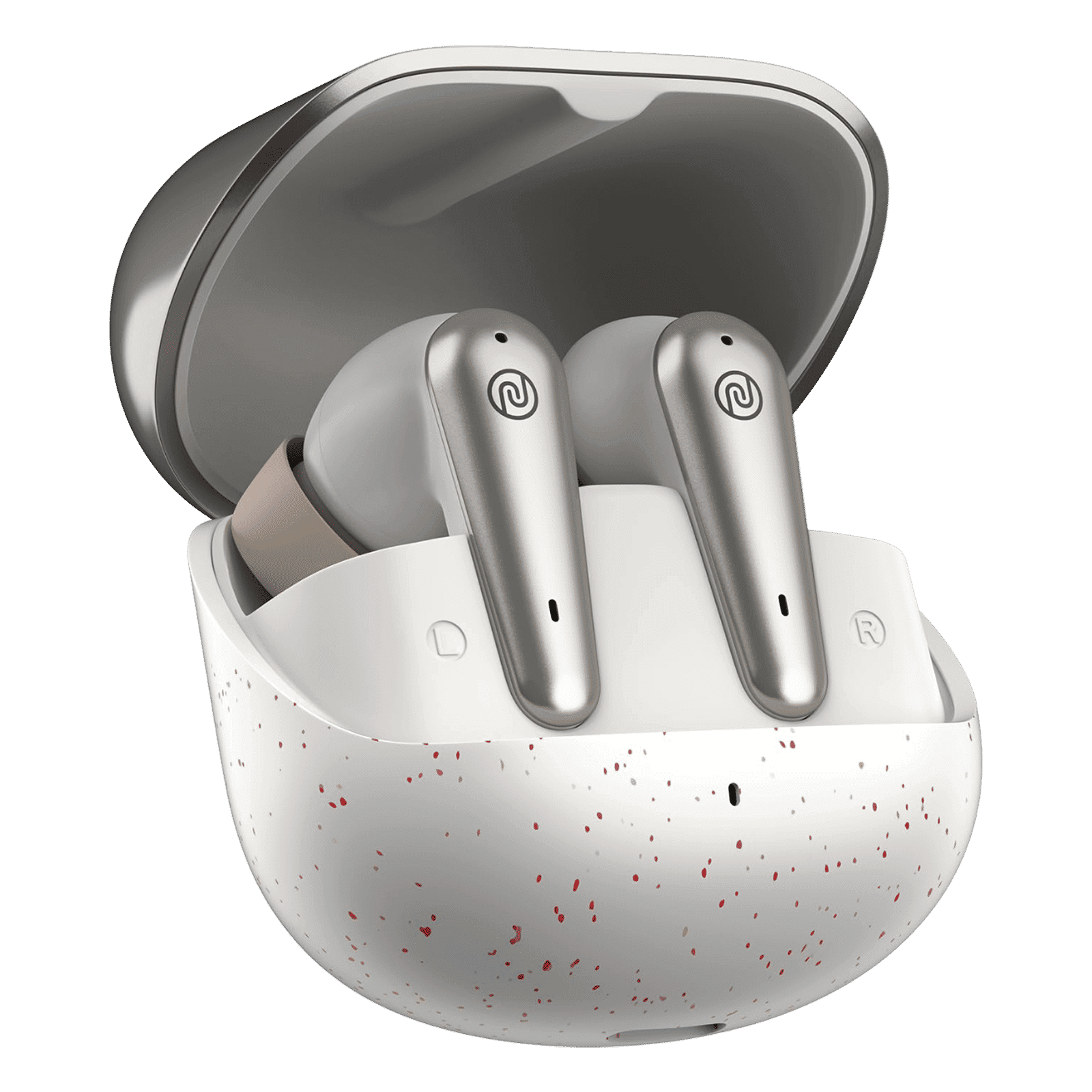 noise Buds X Prime TWS Earbuds with Environmental Noise Cancellation (IPX5 Water Resistant, Fast Charge, Champagne White)