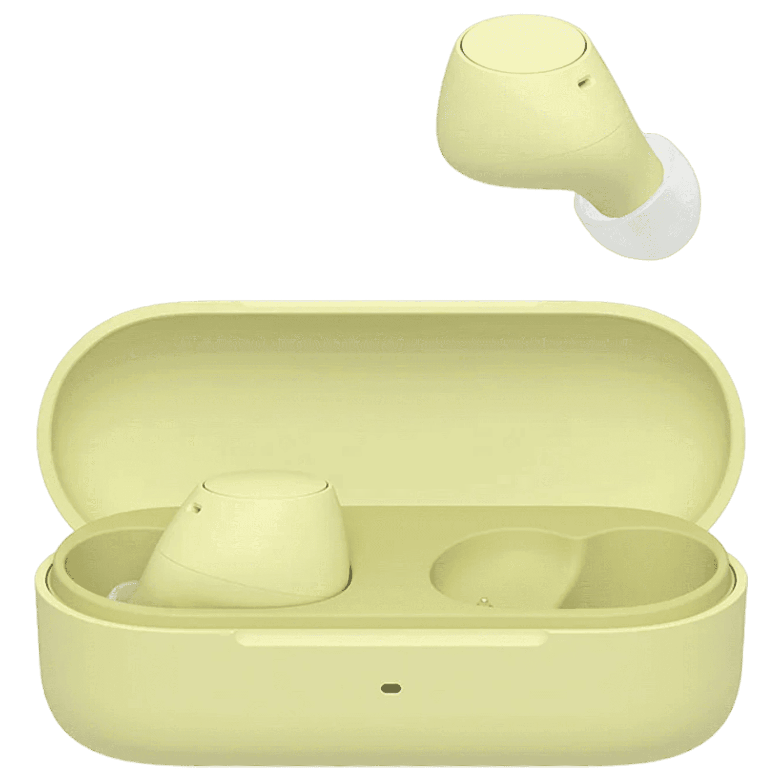 SONY WF-C510 TWS Earbuds (IPX4 Waterproof, Siri Voice Assistant, Yellow)