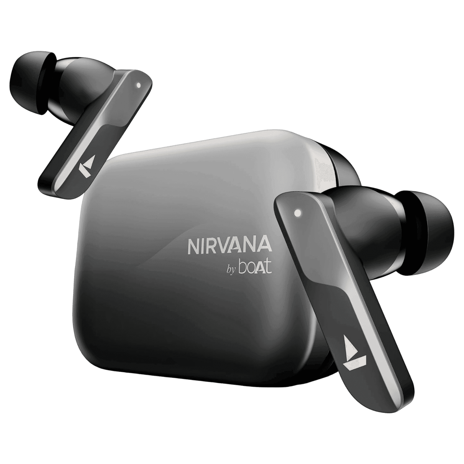 boAt Nirvana X TWS Earbuds with AI Noise Cancellation (IPX5 Water Resistant, Fast Charge, Cosmic Onyx)