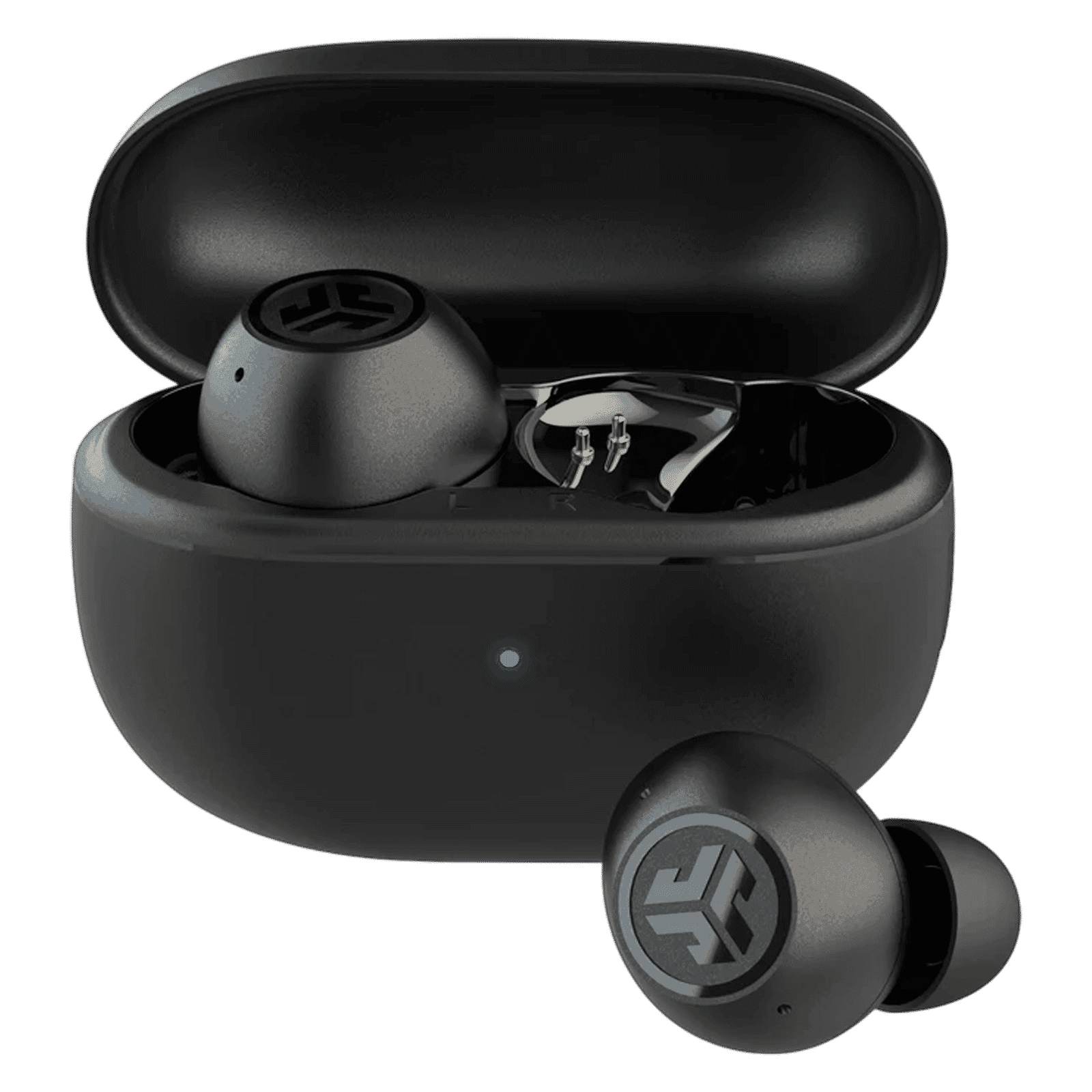 JLAB Go Pop ANC TWS Earbuds with Active Noise Cancellation (IP55 Sweat and Splashproof, Google Fast Pair, Black)