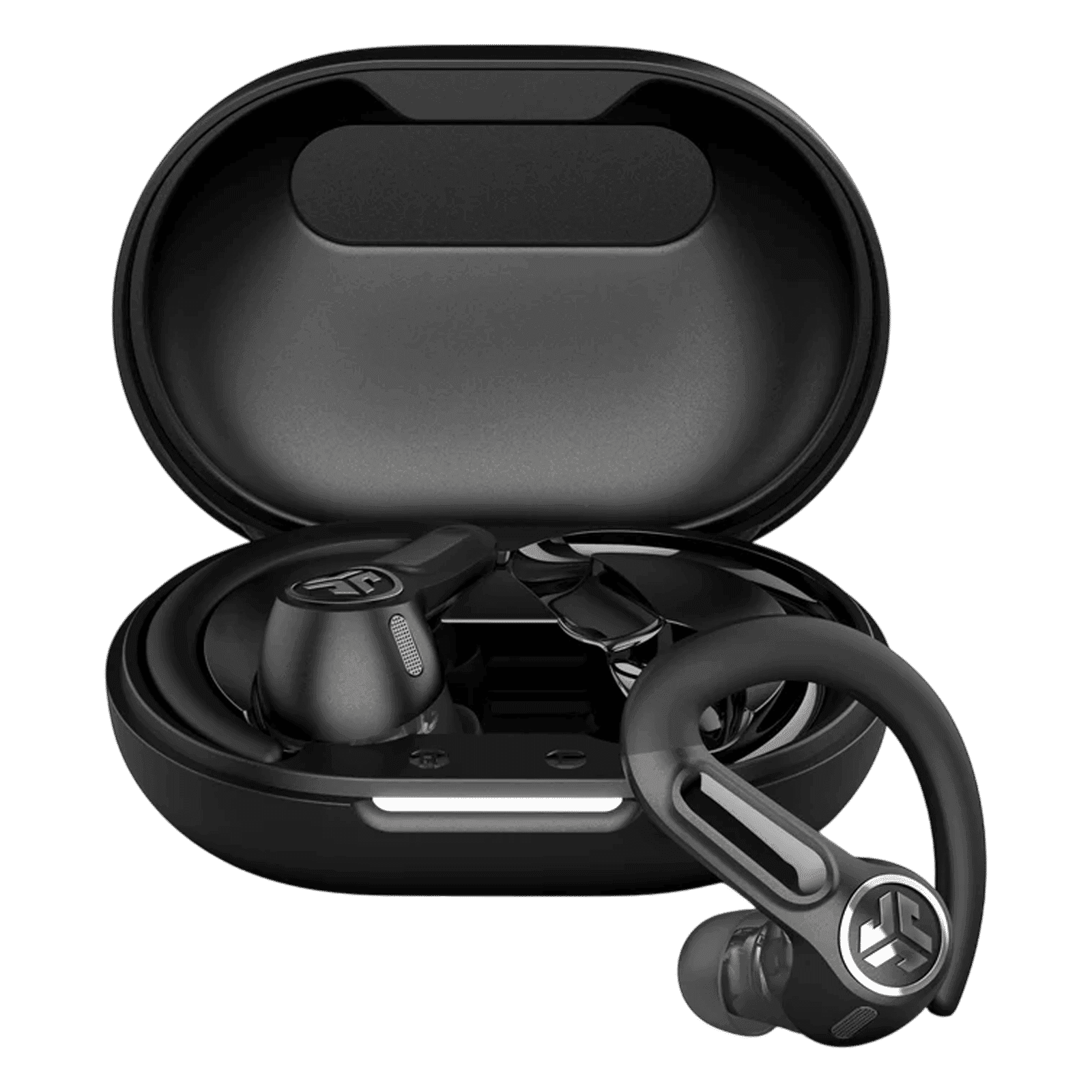 JLAB Epic Sport ANC 3 TWS Earbuds with Hybrid Active Noise Cancellation (IP66 Sweatproof, LDAC Audio, Black)