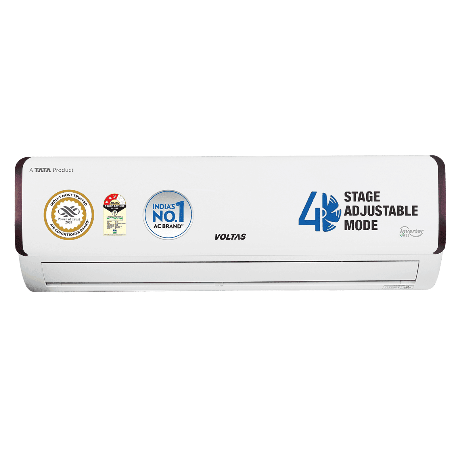 VOLTAS 163V Vectra Pearl 4 in 1 Convertible 1.3 Ton 3 Star Inverter Split AC with Anti Dust Filter ( Copper Condenser, 4503543)