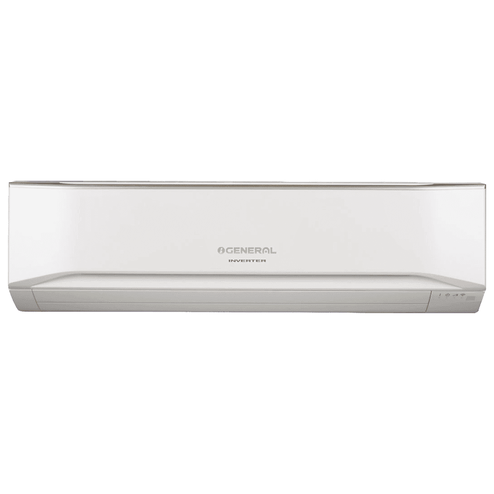 O GENERAL Advanced Hyper Tropical 1.5 Ton 5 Star Inverter Split AC (Copper Condenser, PM 2.5 Filter, ASGG18CETB-B)