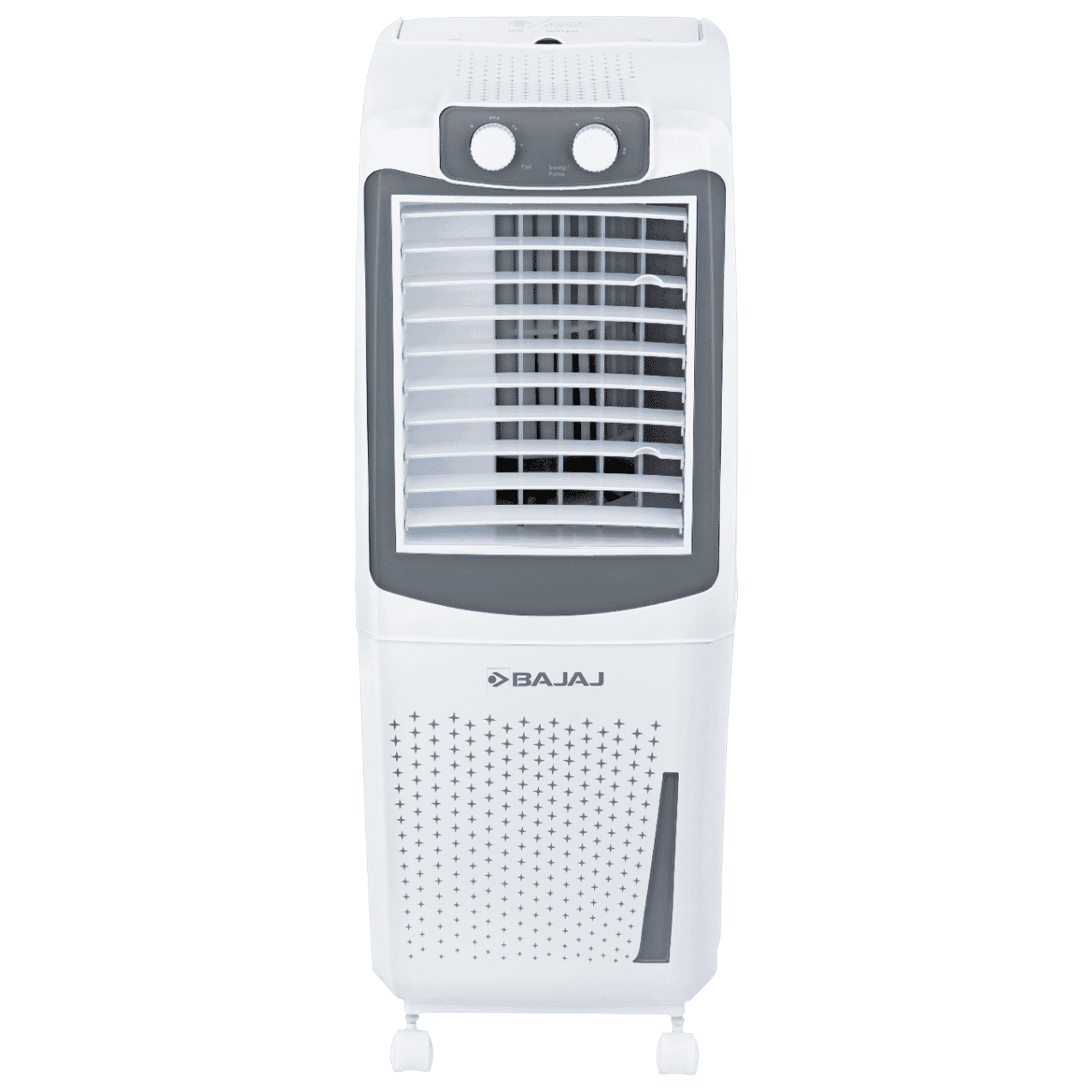 BAJAJ PMH18 DLX 18 Litres Tower Air Cooler with 3 Speed Selection (Anti Bacterial Hexacool Master, White)