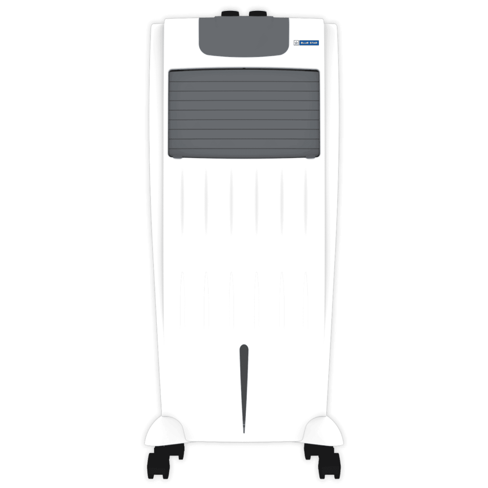 Blue Star ASTRA 35 Litres Personal Air Cooler with Anti-Microbial Property (Cross Drift Technology, White & Dark Grey)