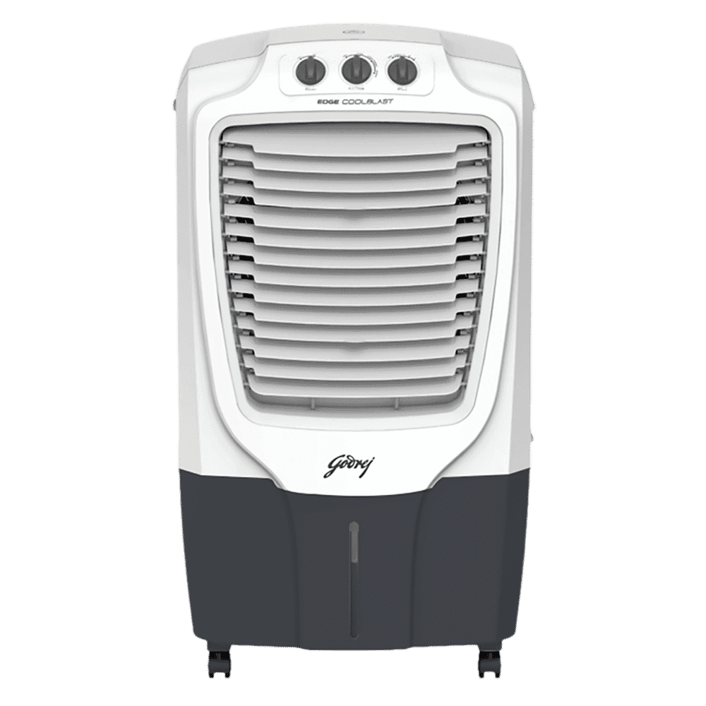 Godrej CoolBlast 87 Litres Desert Air Cooler with Ice Drip Technology (Thermal Overload Protection, White & Grey)