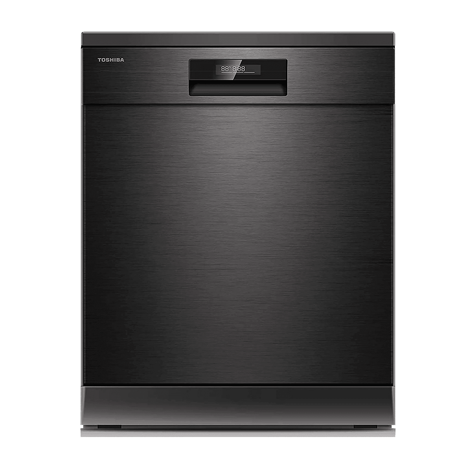 TOSHIBA 15 Place Settings Free Standing Dishwasher with Anti Bacterial Technology (Black)