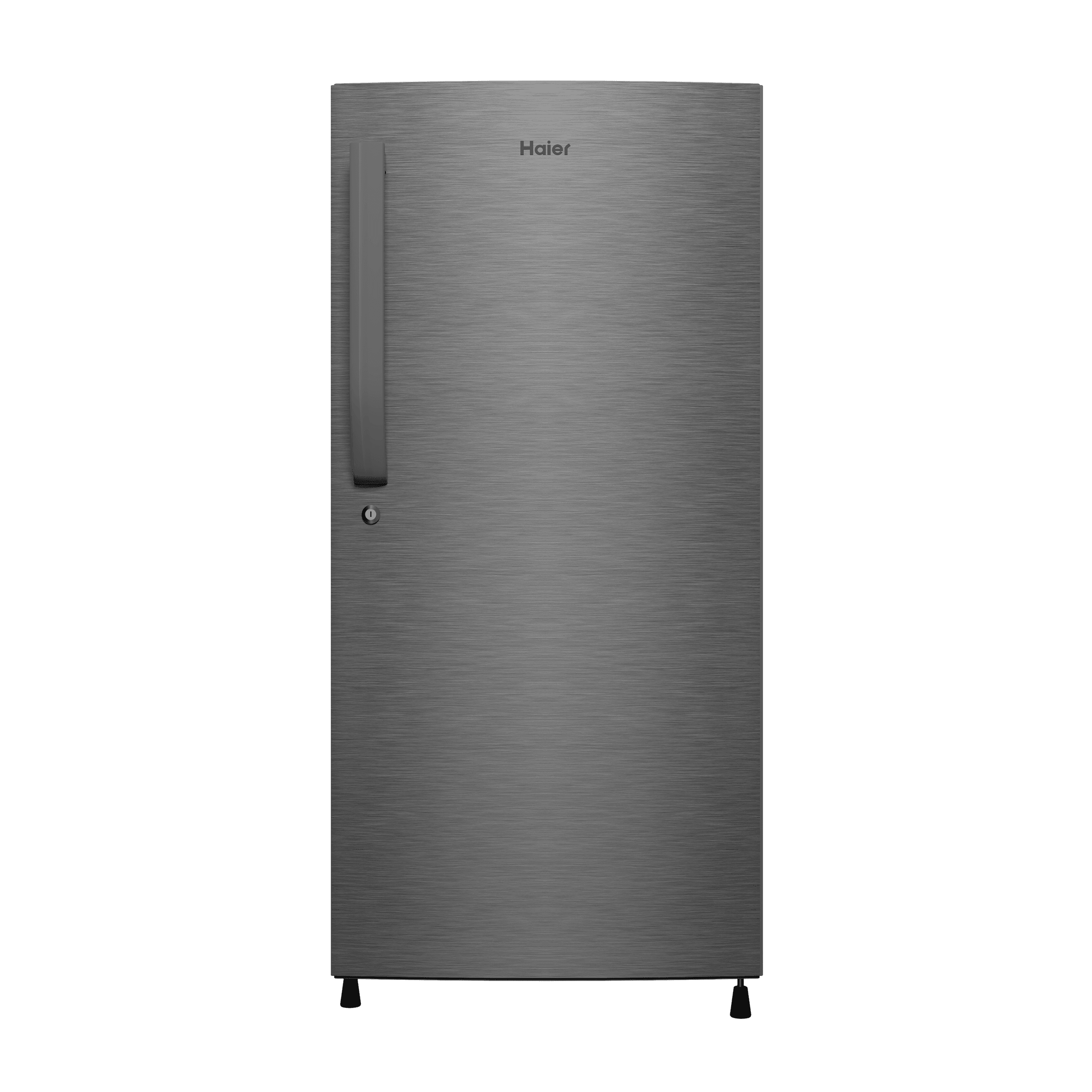 Haier 190 Litres 3 Star Direct Cool Single Door Refrigerator with Diamond Edge Freezing Technology (HRD-2103CBS-P, Brushline Silver)