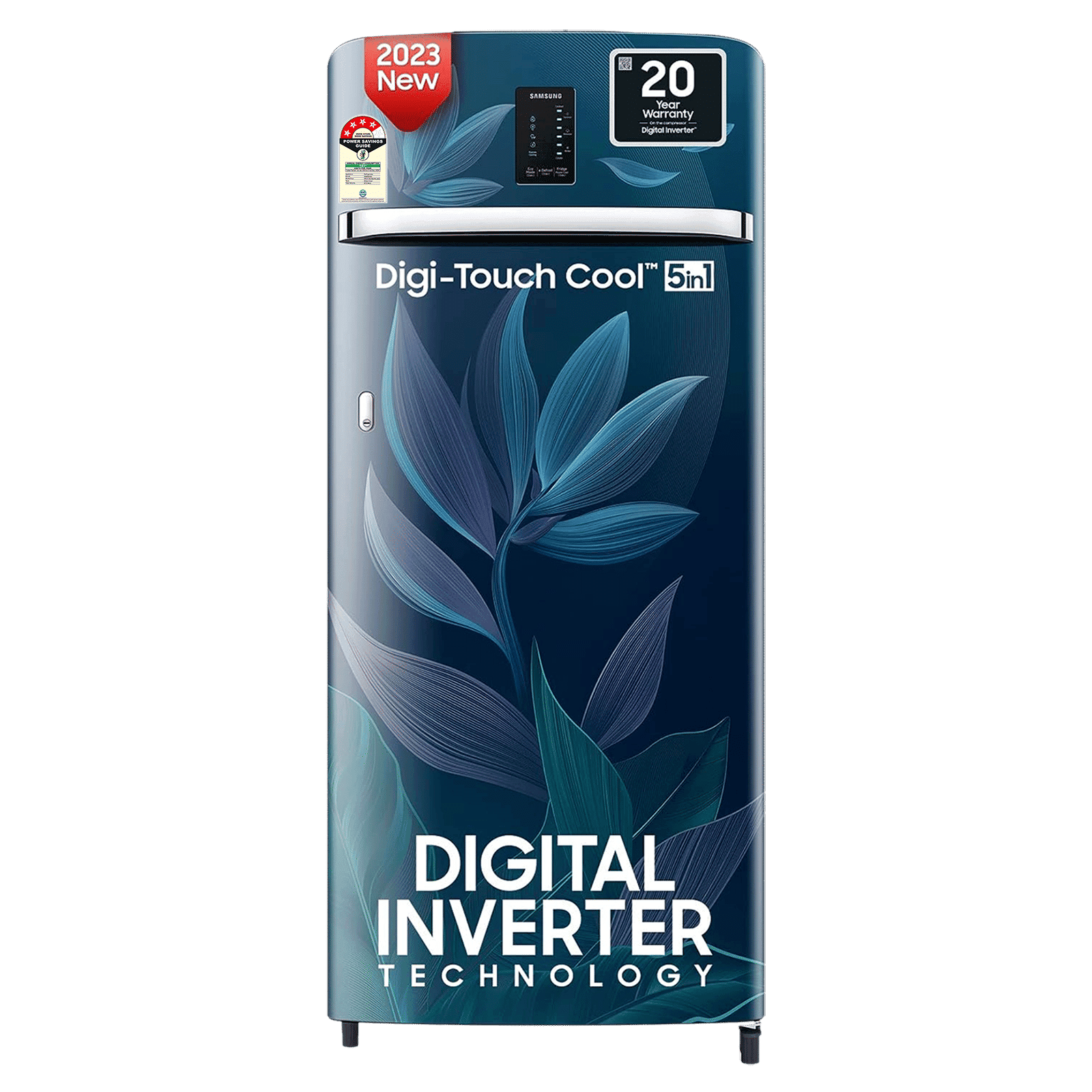 SAMSUNG 215 Litres 4 Star Direct Cool Single Door Refrigerator (RR23C2E249U/HL, Paradise Blue)