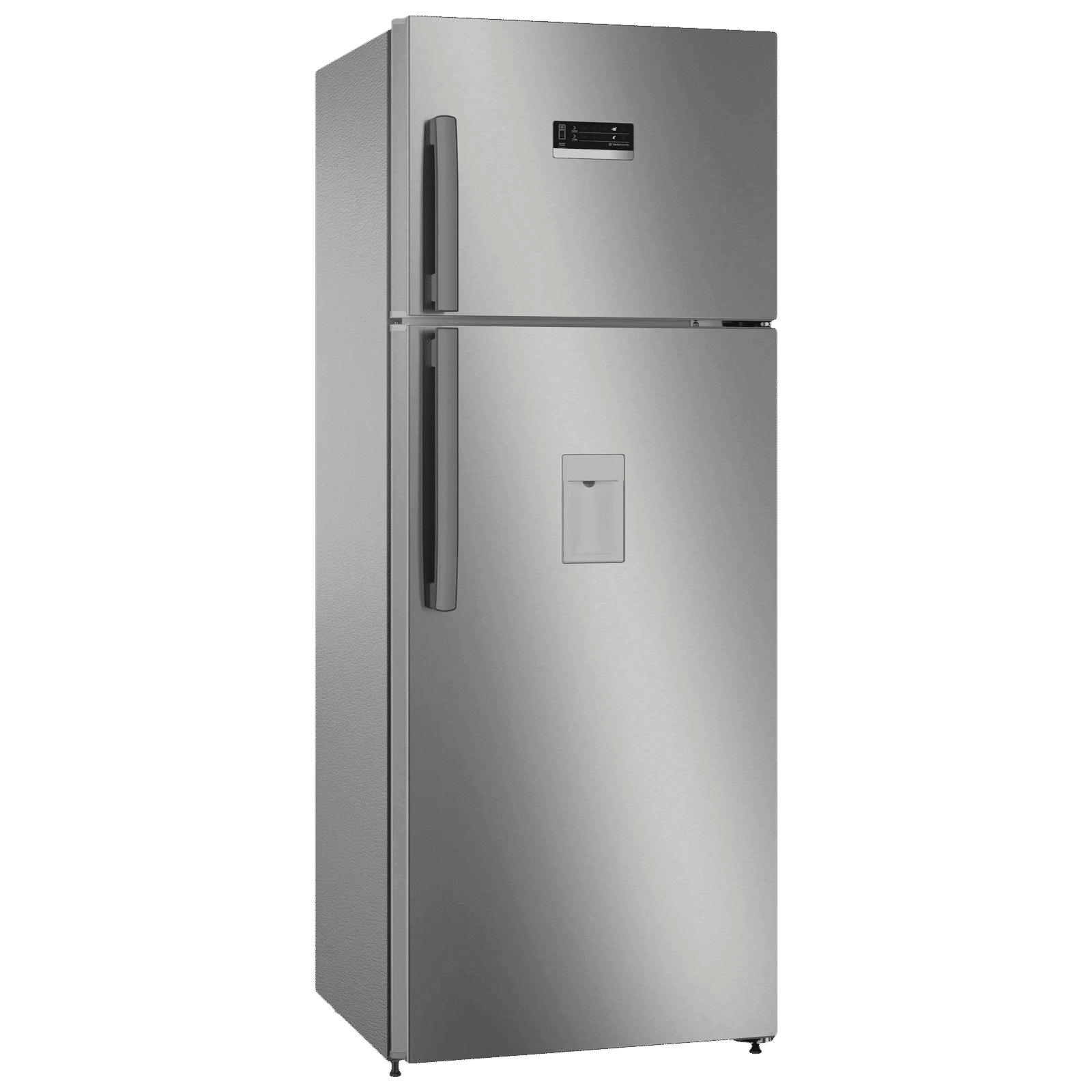 BOSCH Series 4 334 Litres 2 Star Frost Free Double Door Convertible Refrigerator with VarioInverter Compressor (CTC35S02DI, Shiney Silver)