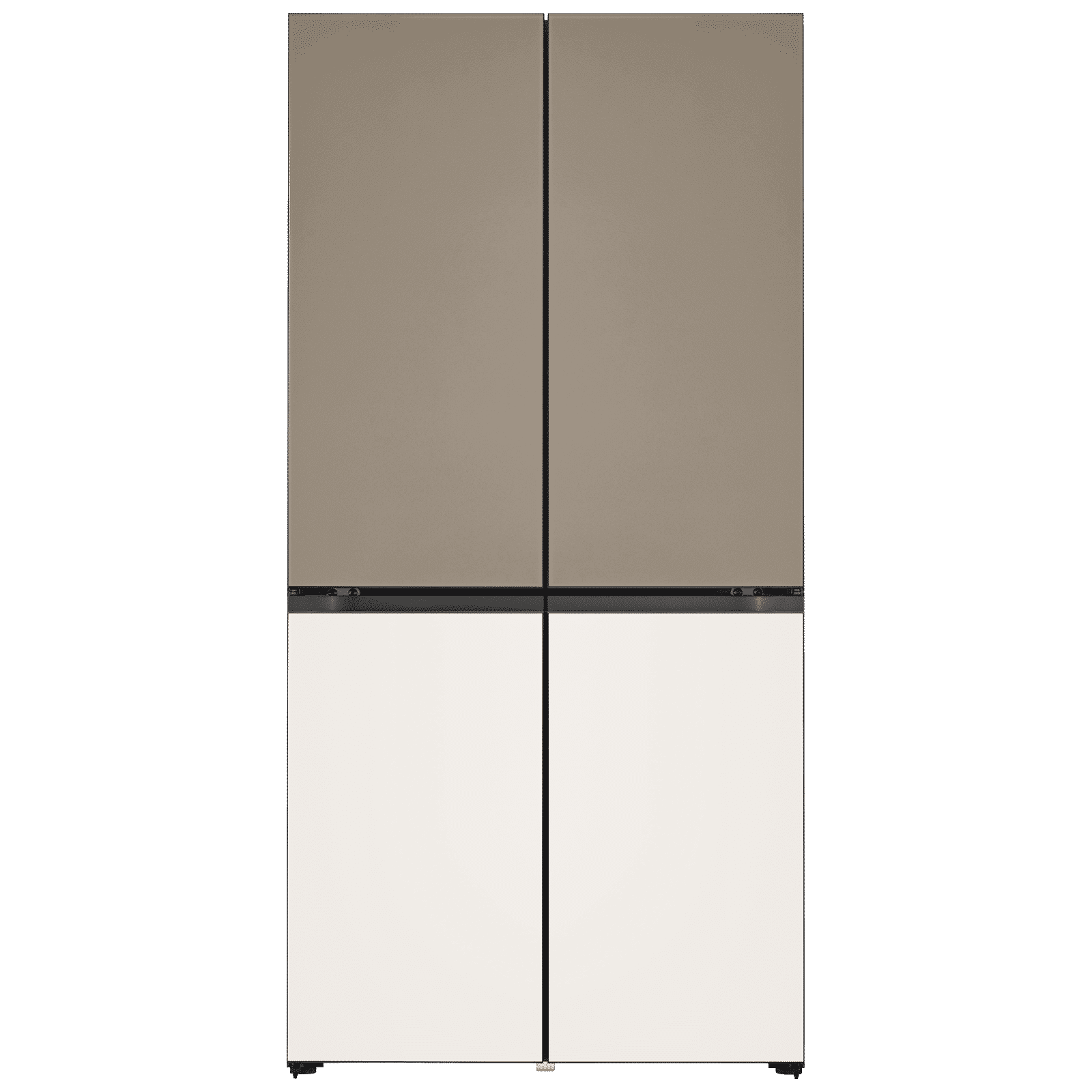 LG 614 Litres 3 Star Frost Free French Door Smart Wifi Enabled Refrigerator with Multi Air Flow (GR-B24FQGJB, Brown & Beige)