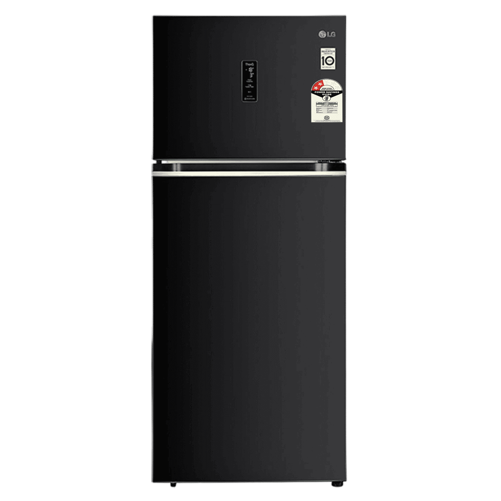 LG 466 Litres 2 Star Frost Free Double Door Smart Wifi Enabled Refrigerator with Multi Air Flow (GL-T492MESY, Ebony Sheen)