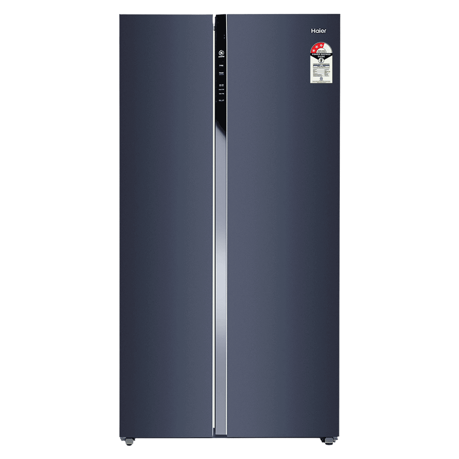 Haier 602 Litres 3 Star Frost Free Side By Side Door Smart Wifi Enabled Convertible Refrigerator with Deo Fresh Technology (HRS-682GKU1, Graphite Black)