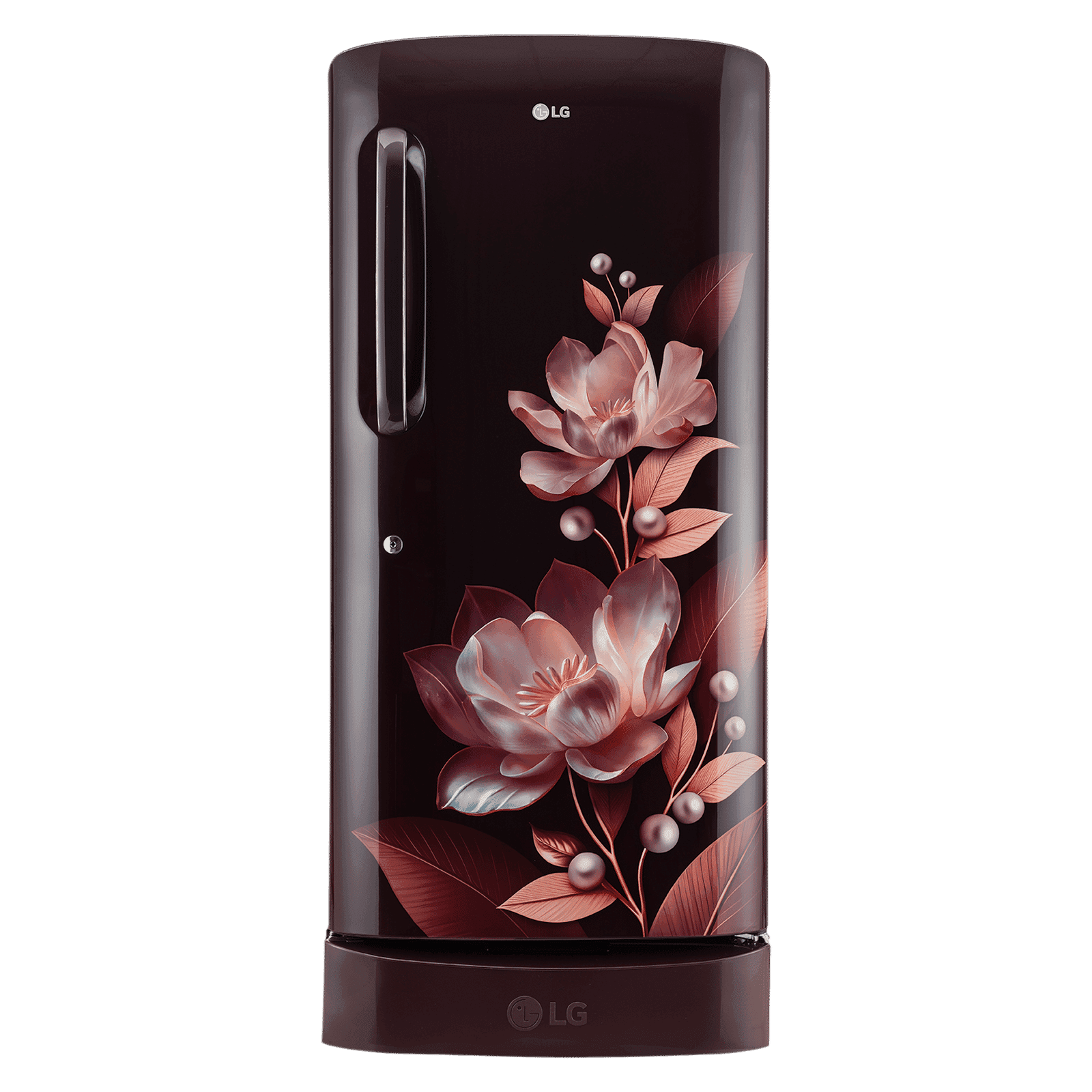 LG 231 210 Litres 5 Star Direct Cool Single Door Refrigerator with Stabilizer Free Operation (GL-D231ASMU, Scarlet Marvel)