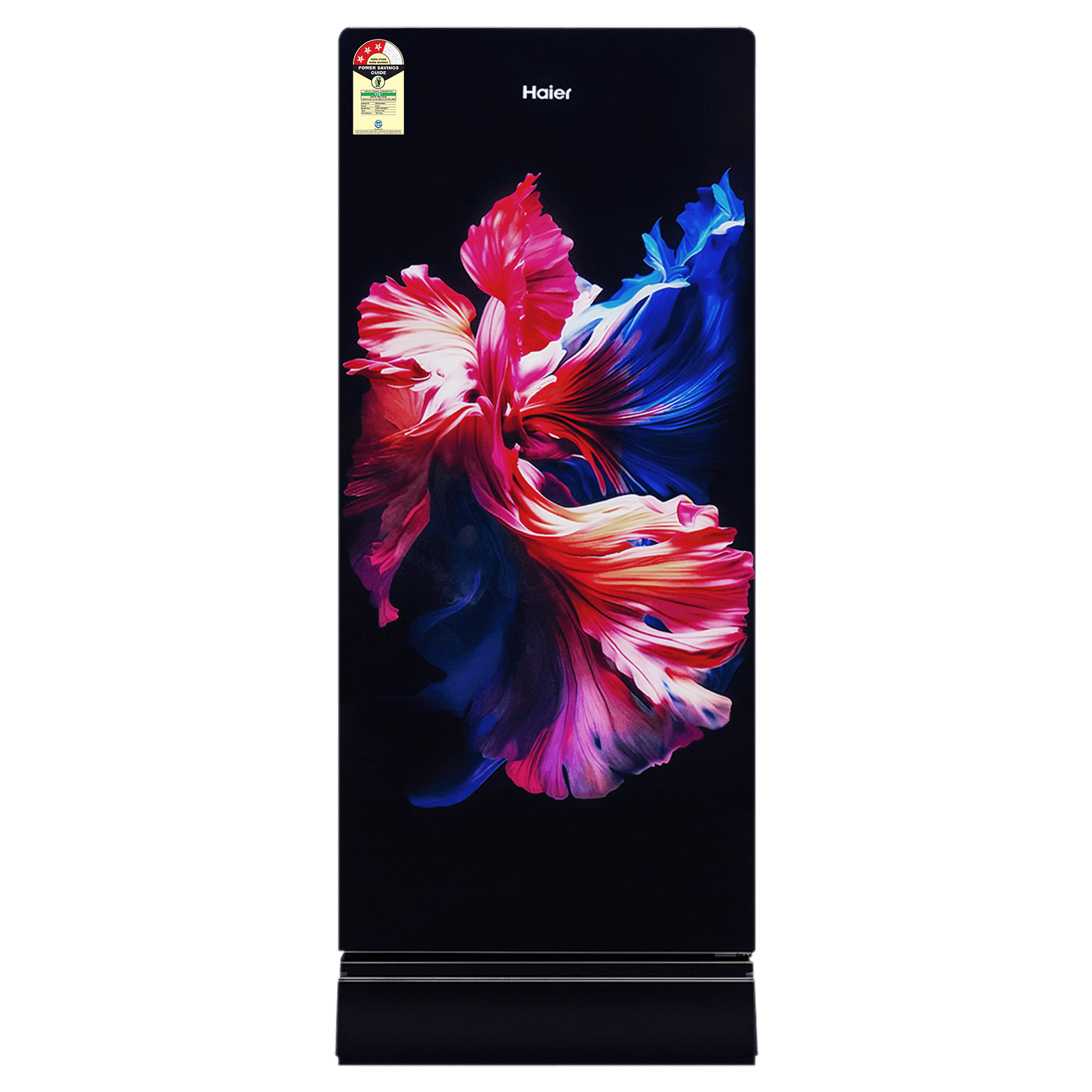 Haier HRD-2103 190 Litres 3 Star Direct Cool Single Door Refrigerator with One Hour Icing Technology (HRD-2103PWG-P, Wave Glass)