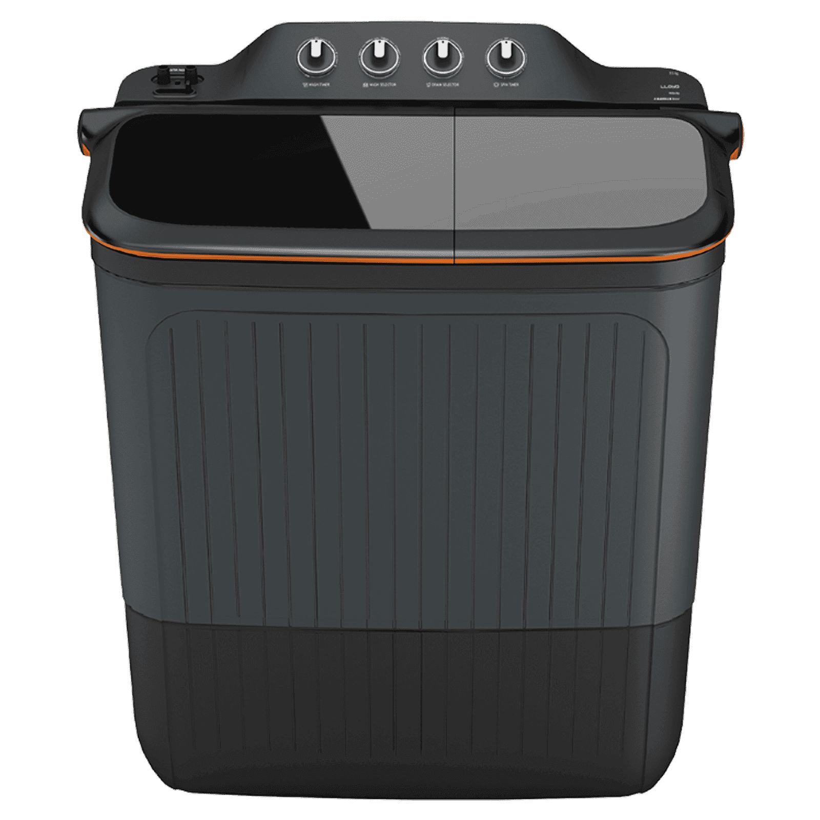 LLOYD 8 kg 5 Star Semi Automatic Washing Machine with 3 Wash Programs (GLWMS80AVGEL, Grey)