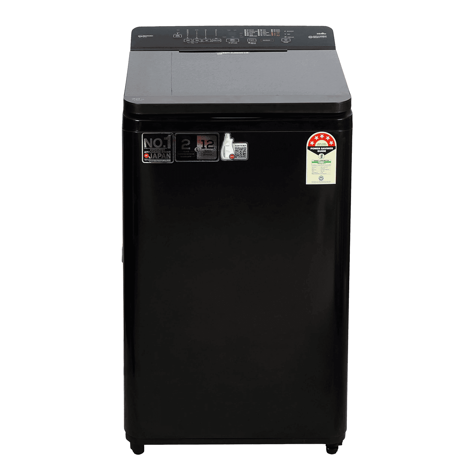 Panasonic 7 kg 5 Star Wi-Fi Fully Automatic Top Load Washing Machine (NA-F70V11PRB, Weather Alert & Recommendation, Jet Black)