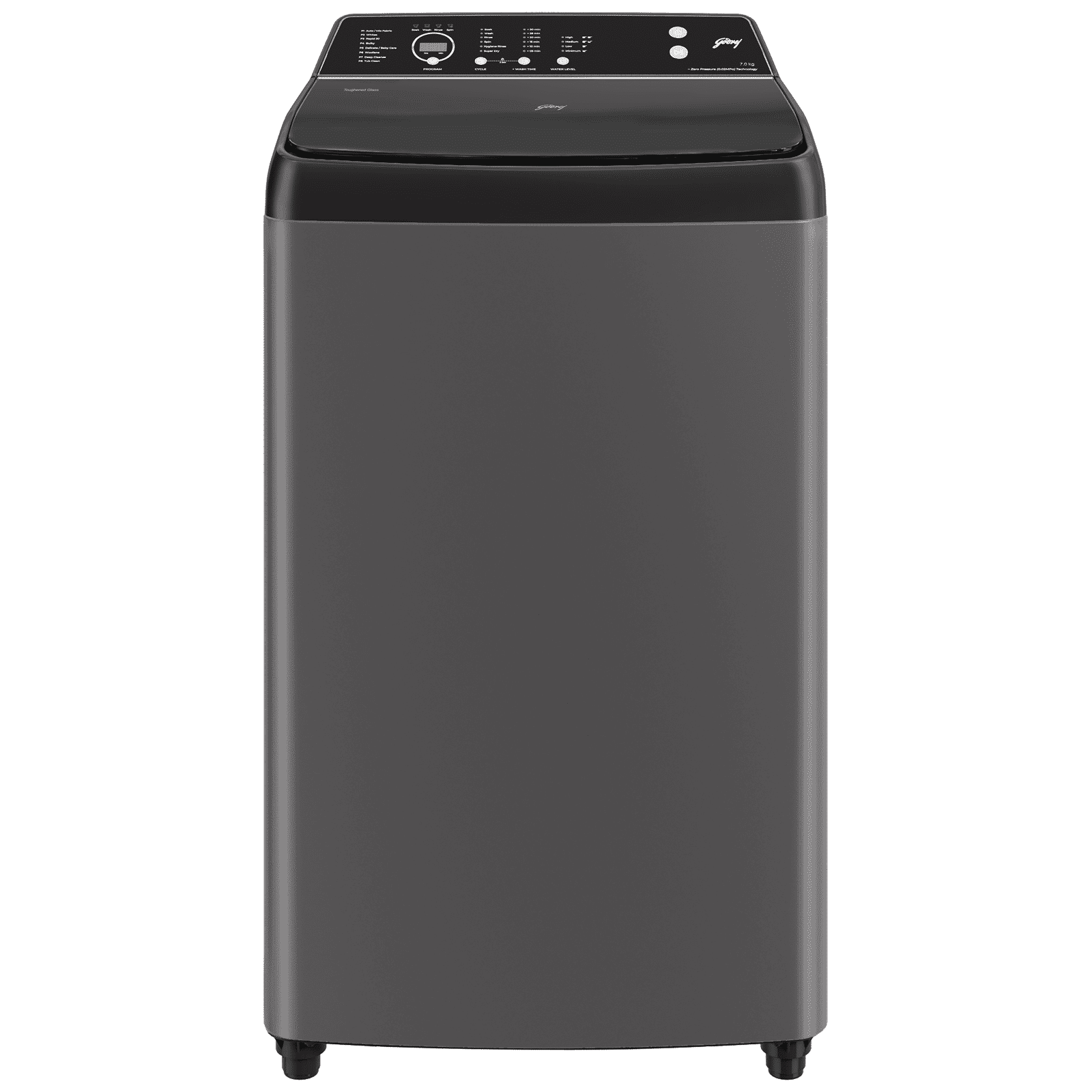 Godrej 7 kg 5 Star Fully Automatic Top Load Washing Machine (Velvet, WTEON VLVT 70 5.0 FDTN MTBK, Auto Resume, Metallic Black)