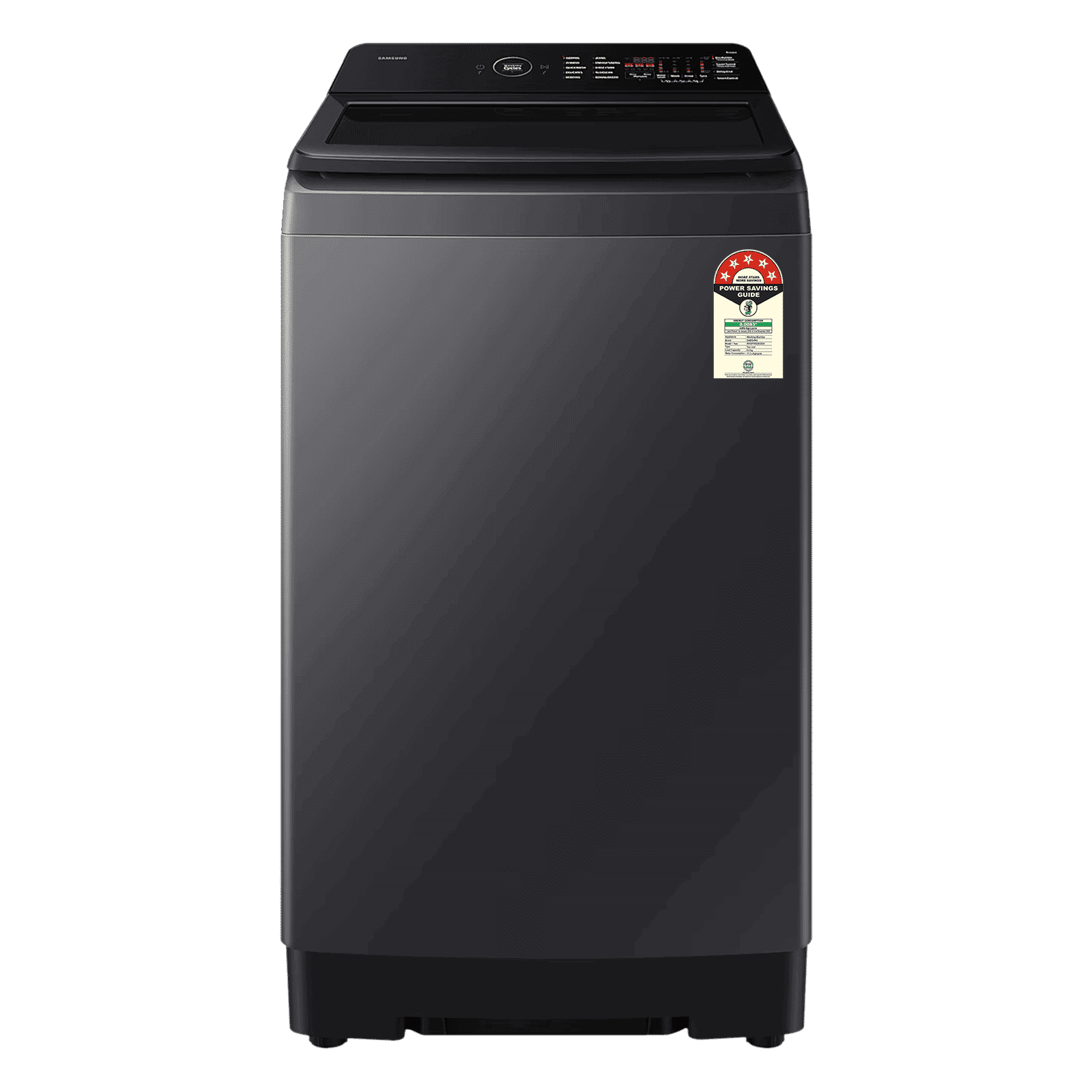 SAMSUNG 8 kg 5 Star Wi-Fi Inverter Fully Automatic Top Load Washing Machine (WA80F08S2BTL, AI VRT+ Technology, Black Caviar)