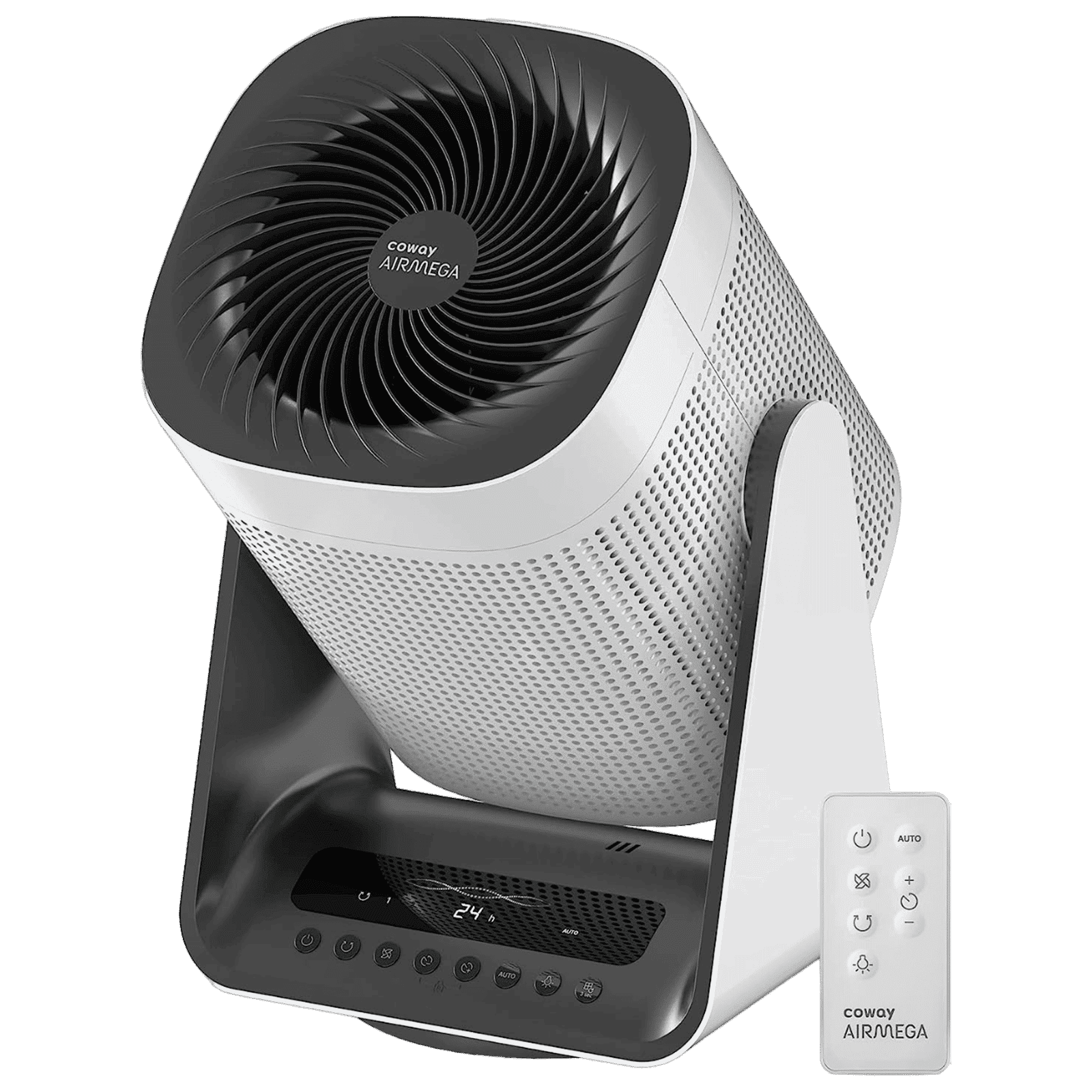 coway AirMega Aim Air Purifier with Remote Control (3 Stage Air Filtration, White)
