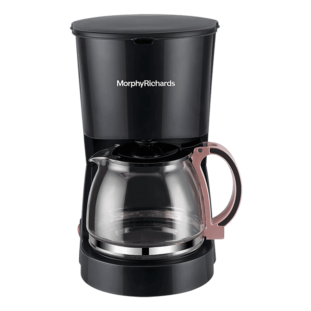 morphy richards Europa Brewmaster 750 Watt 10 Cups Automatic Black Coffee Maker with Anti Drip Function (Rose Gold)