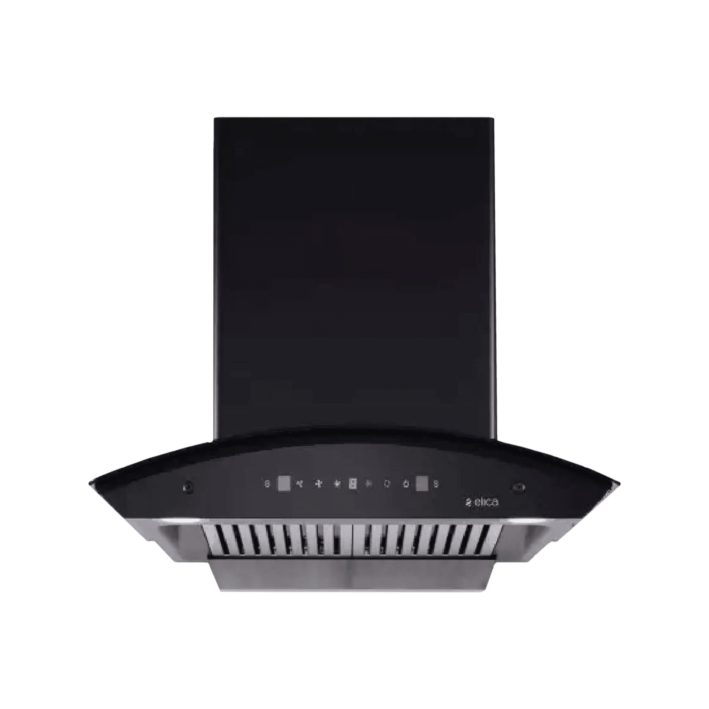 elica BFCG 600 HAC LTW MS NERO 60cm 1350m3/hr Ducted Auto Clean Wall Mounted Chimney with Touch Control Panel (Black)