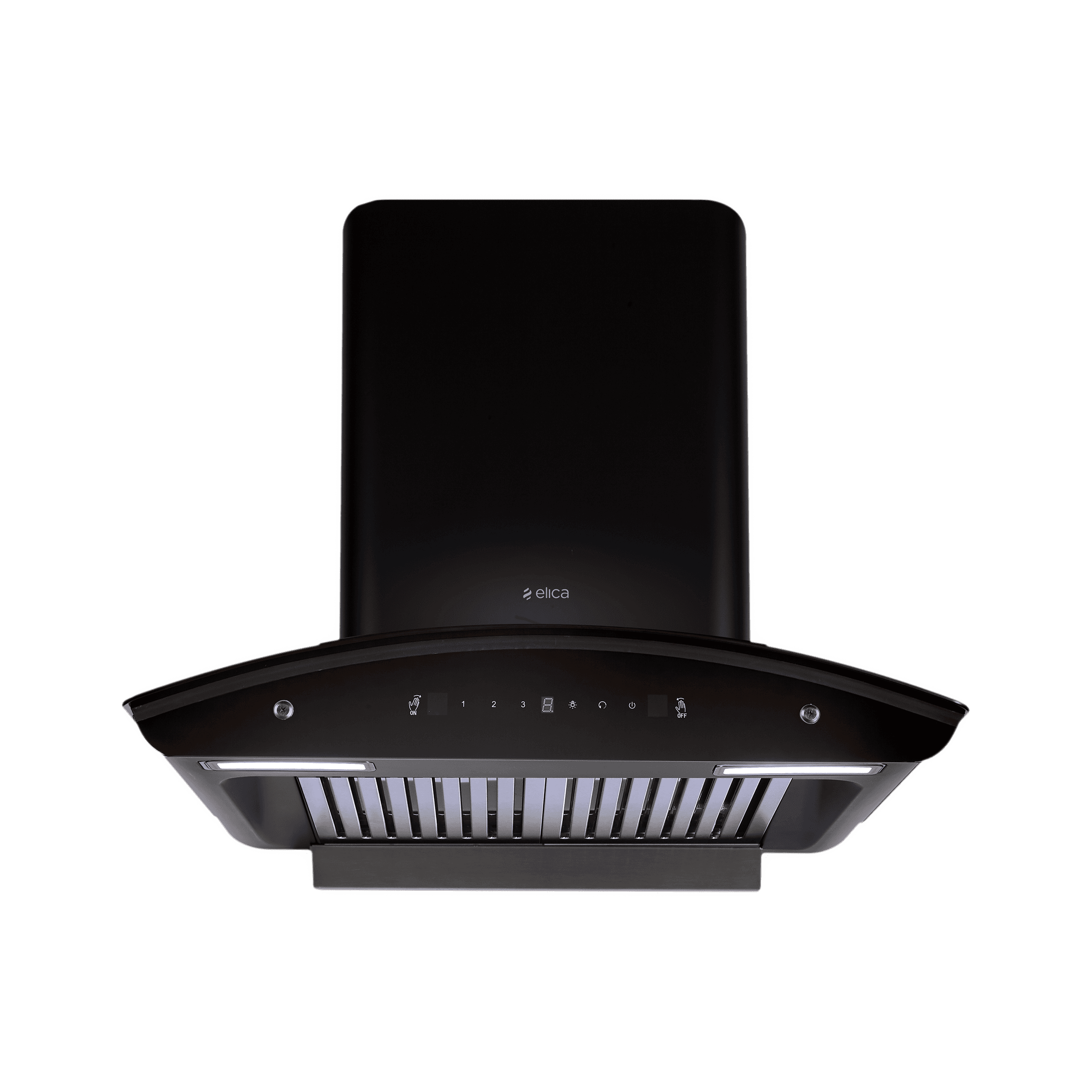 elica BFCG PLUS 600 HAC LTW MS NERO 60cm 1500m3/hr Ducted Auto Clean Wall Mounted Chimney with Motion Sensor (Black)