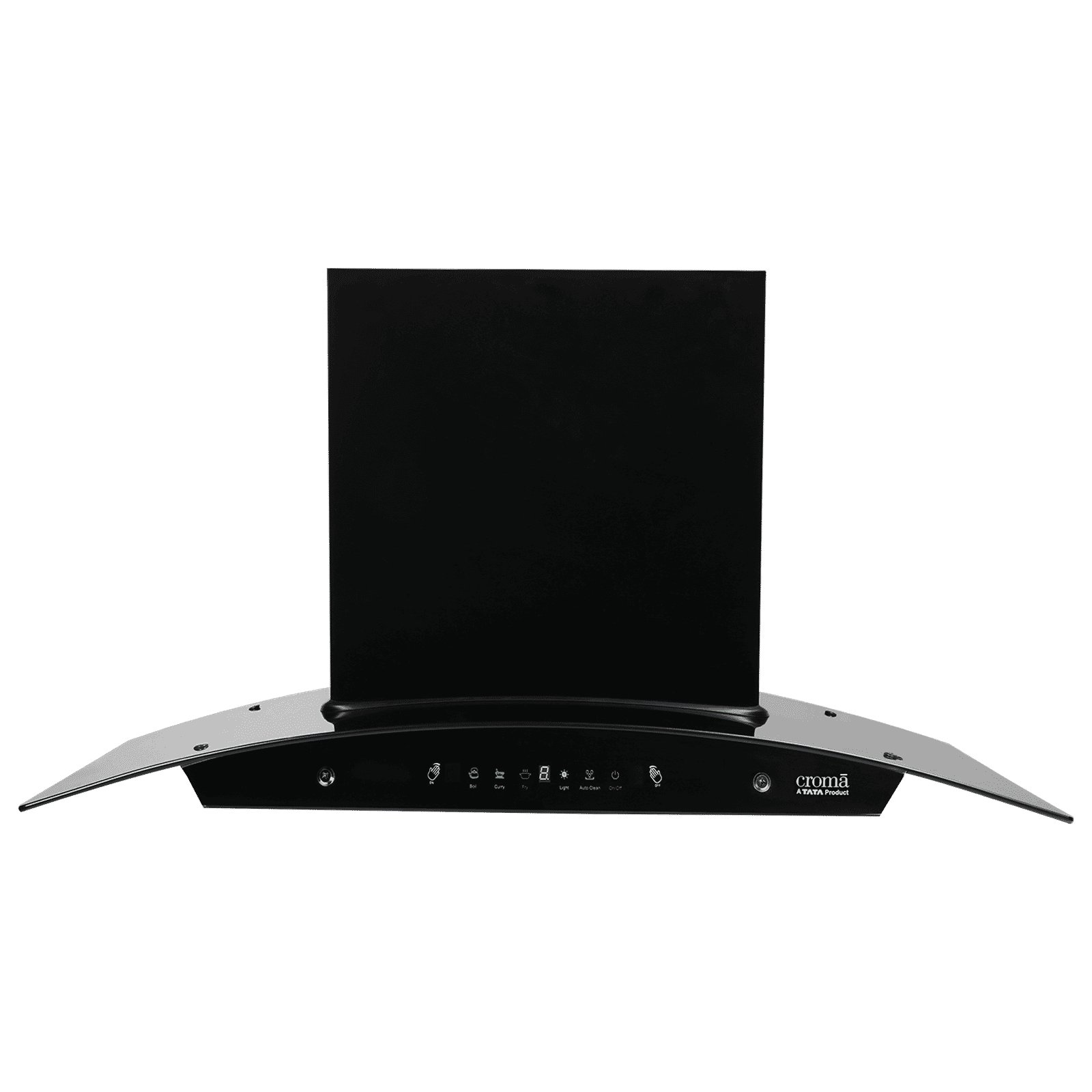 Croma AG1110 90cm 1800m³/hr Ducted Auto Clean Wall Mounted Chimney with Motion Sensor Control (Black)