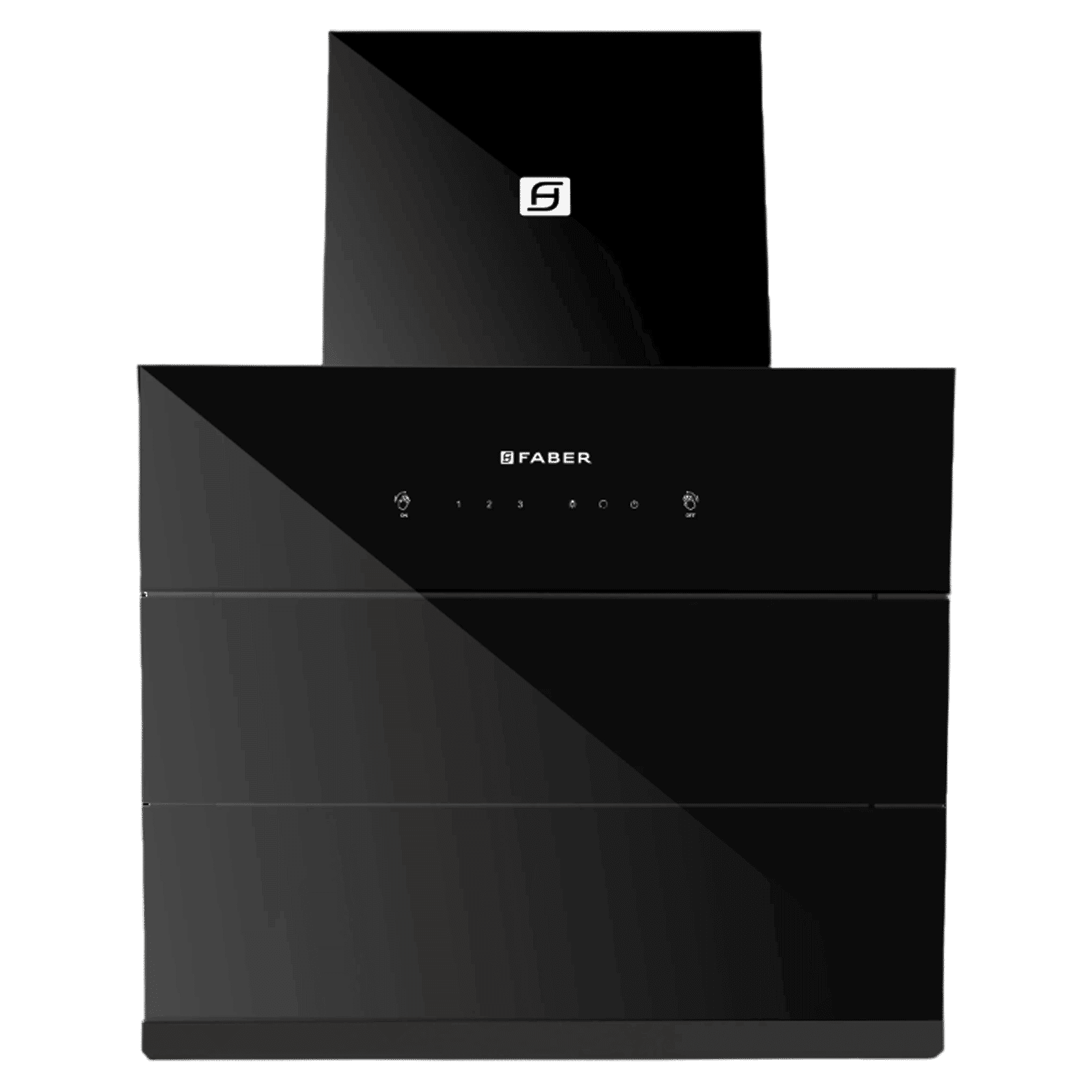 FABER HOOD ZENITH FL HC SC BK IN 60cm 1400m3/hr Ductless Auto Clean Wall Mounted Chimney with Odor Sensor (Black)