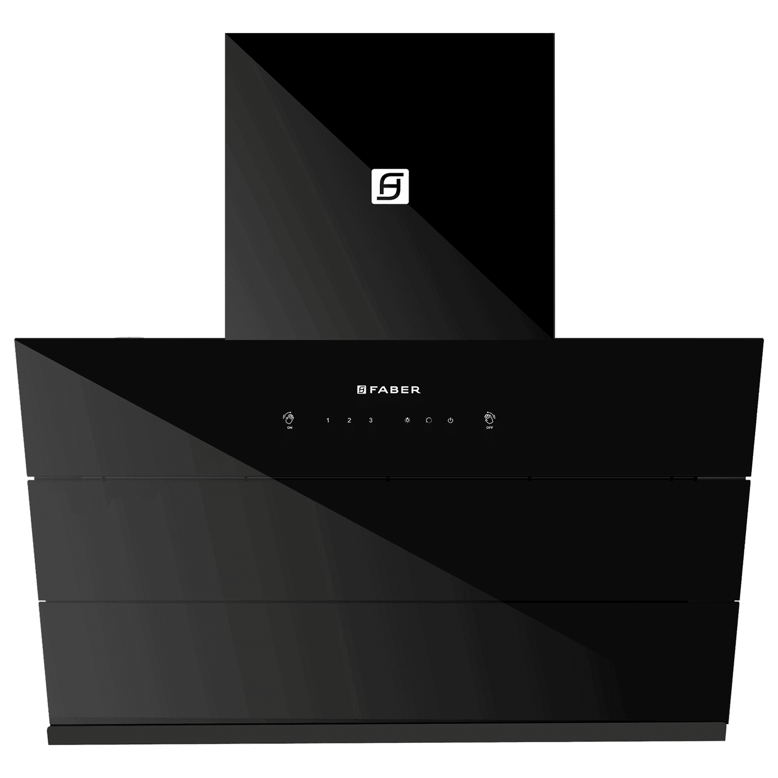 FABER HOOD ZENITH FL HC SC BK IN 75cm 1400m3/hr Ductless Auto Clean Wall Mounted Chimney with Odor Sensor (Black)