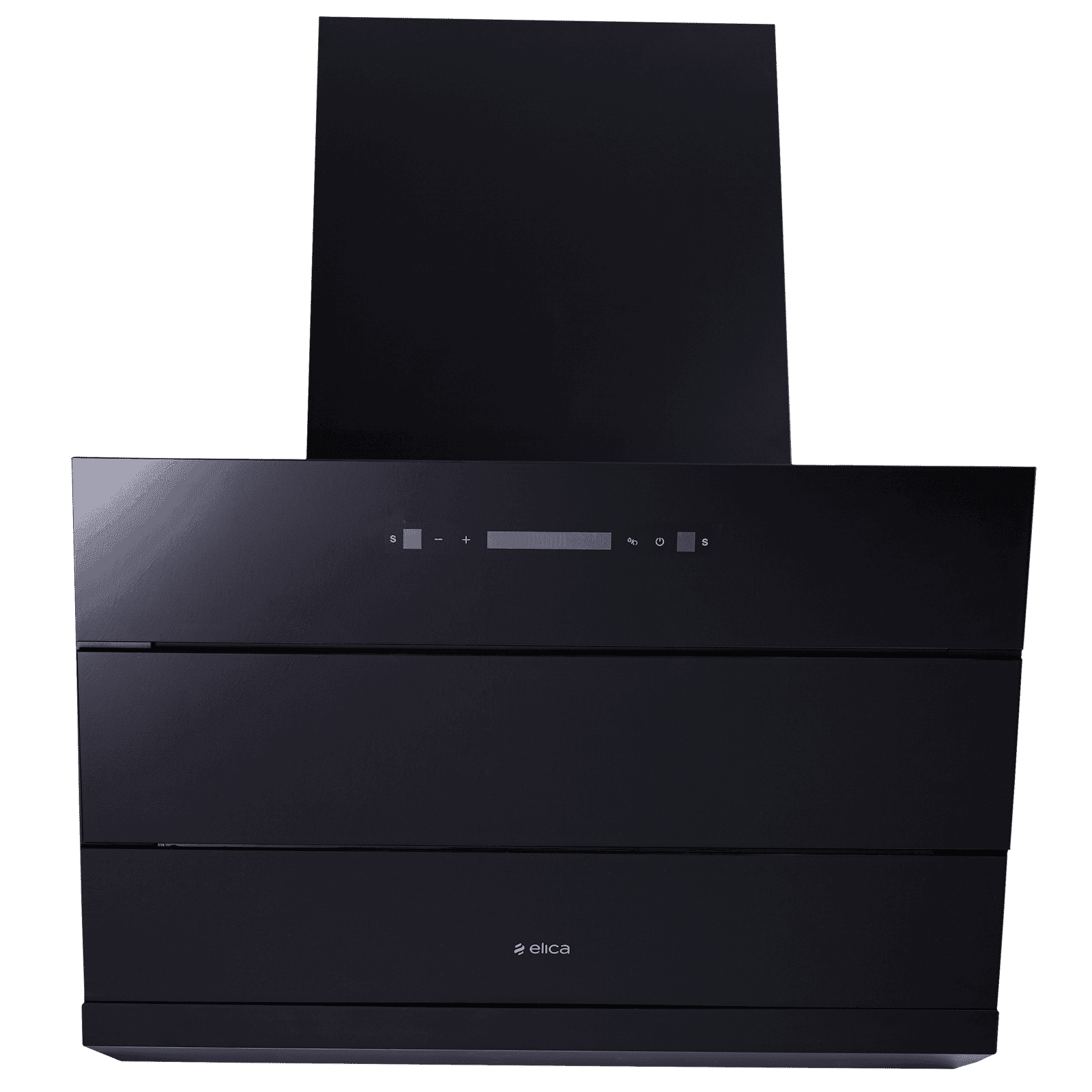 elica EFL 3V 751 BLDC HAC LTW MS NERO 75cm 1500m3/hr Ductless Auto Clean Cabinet/Hob Mounted Chimney with Motion Sensor Control (Black)