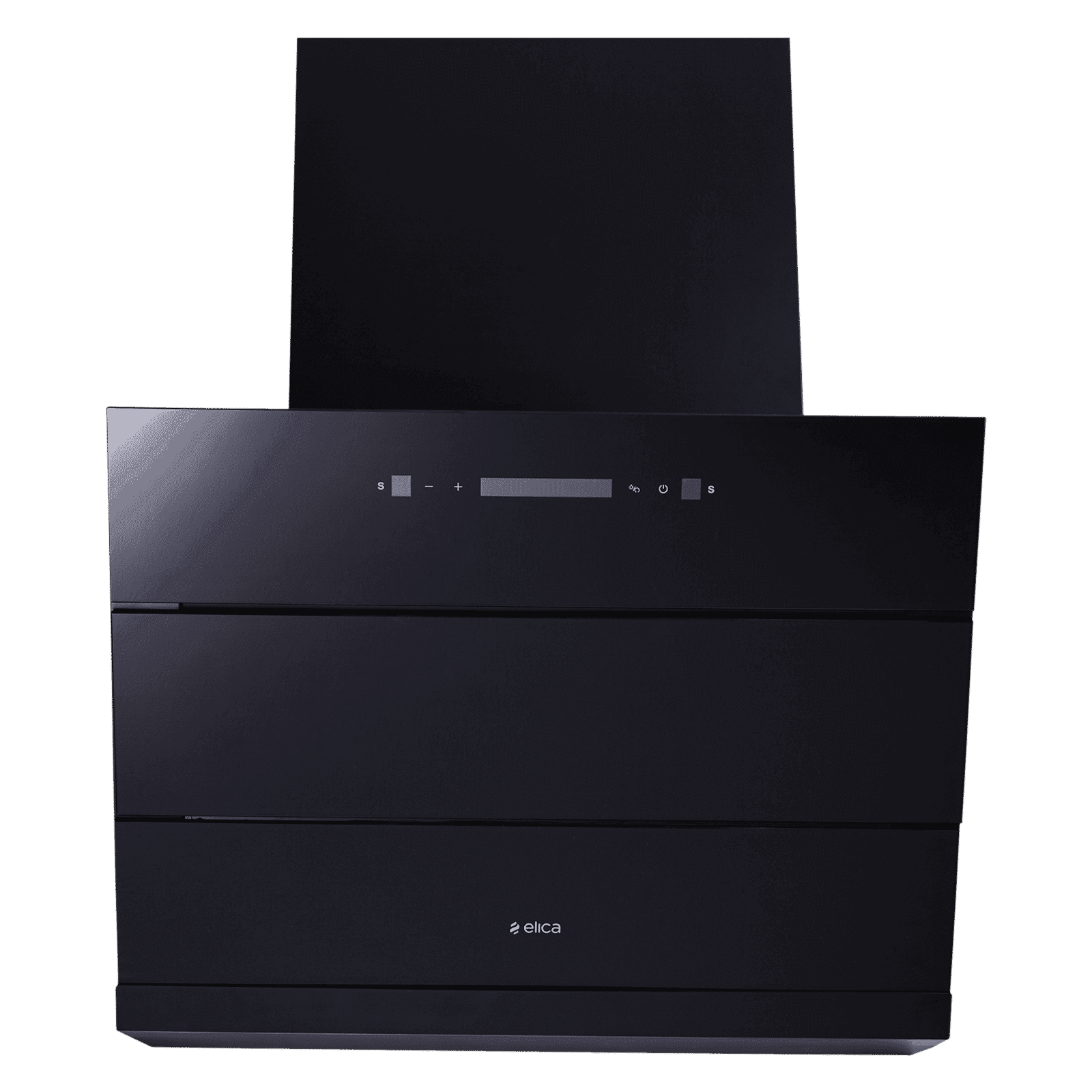 elica EFL 3V 601 BLDC HAC LTW MS NERO 60cm 1500m3/hr Ductless Auto Clean Cabinet/Hob Mounted Chimney with Motion Sensor Control (Black)