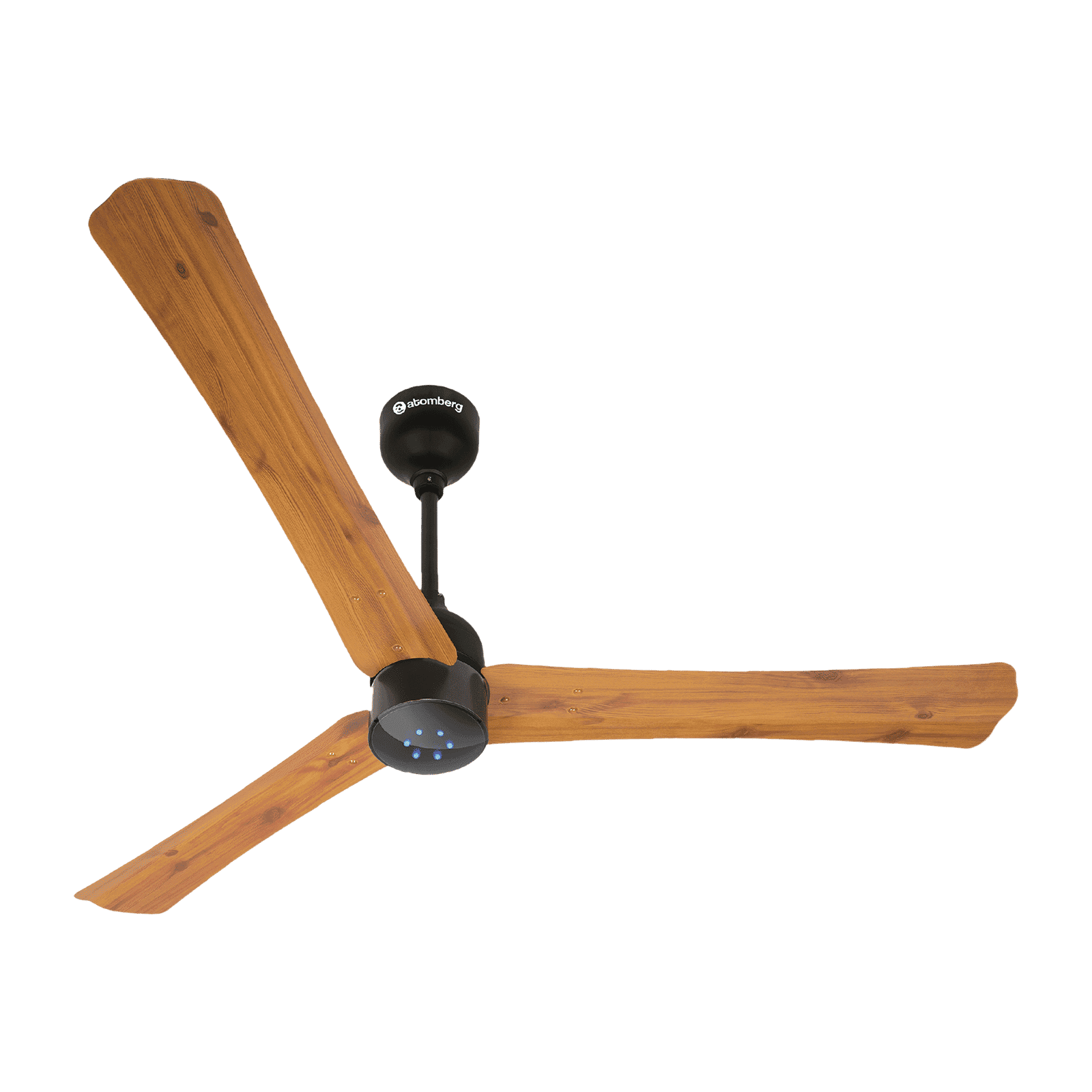 atomberg Renesa Plus 5 Star 1200mm 3 Blade BLDC Motor Ceiling Fan with Remote (LED Indicator, Golden Oakwood)