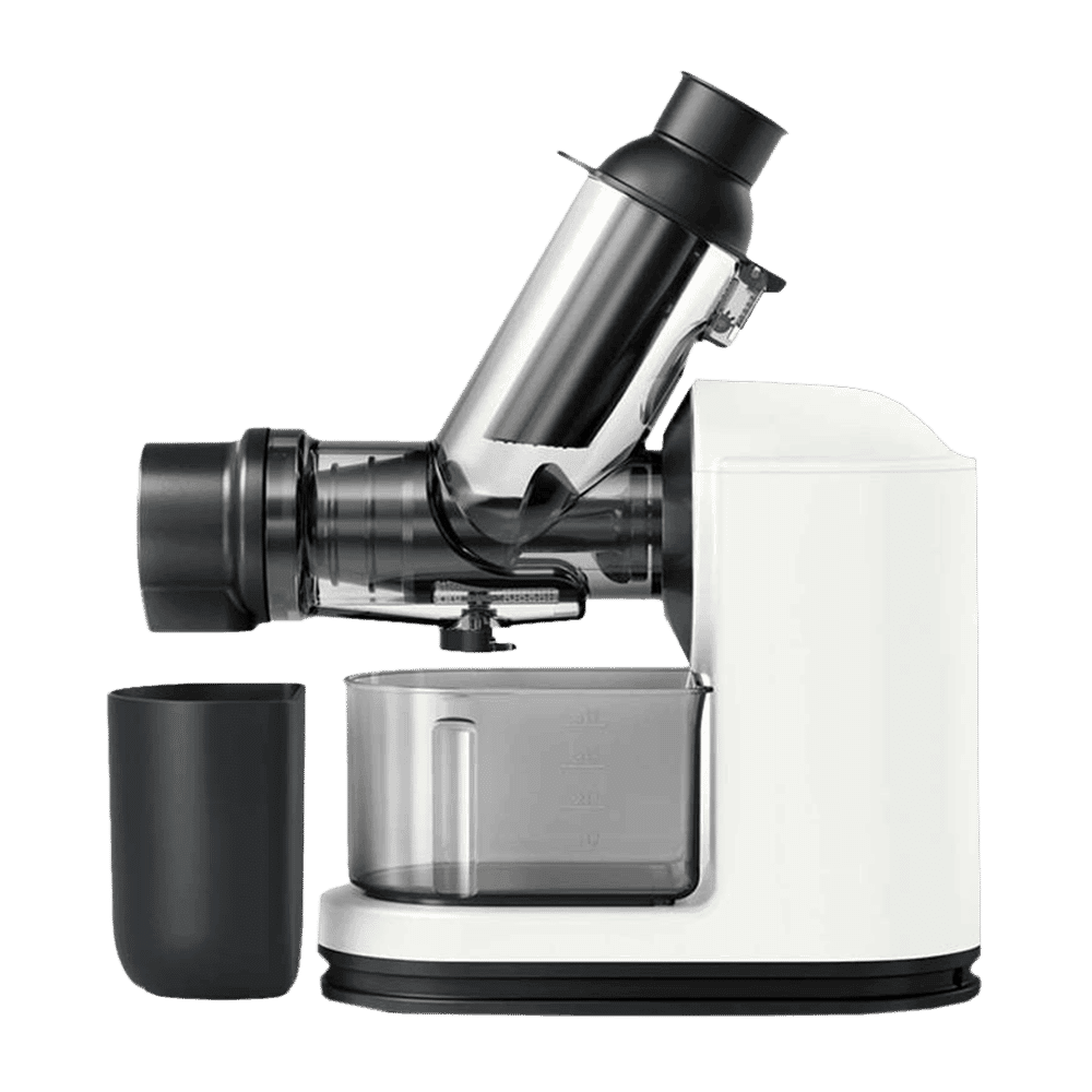 PHILIPS Viva Collection 150 Watt 1 Jar Masticating Juicer (100 RPM, QuickClean Technology, Black/White)