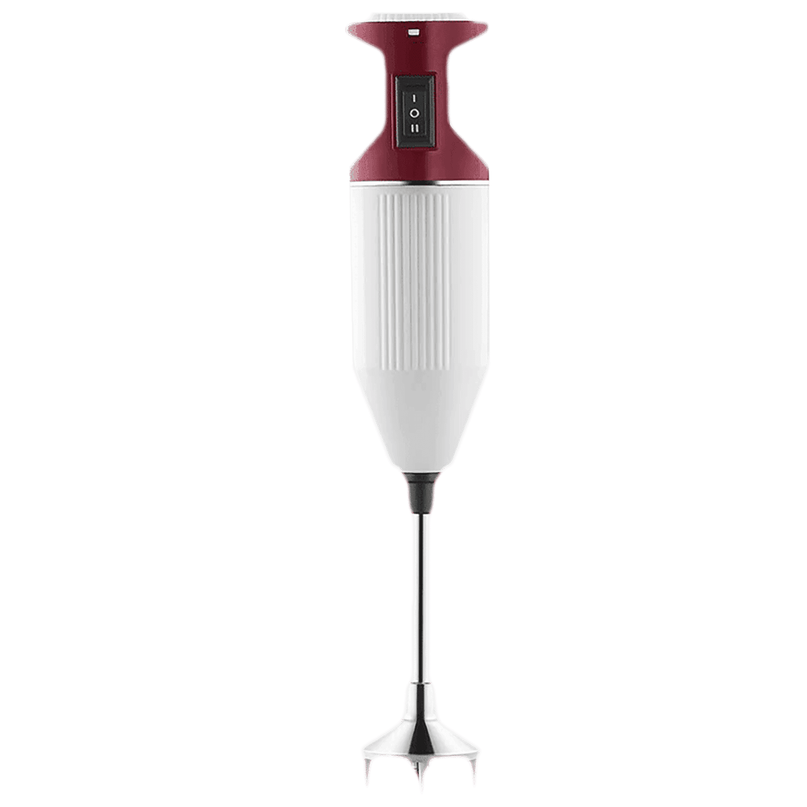 USHA Sure Blend 125 Watt 2 Speed Hand Blender with 3 Attachments (Shock Proof, Red/White)