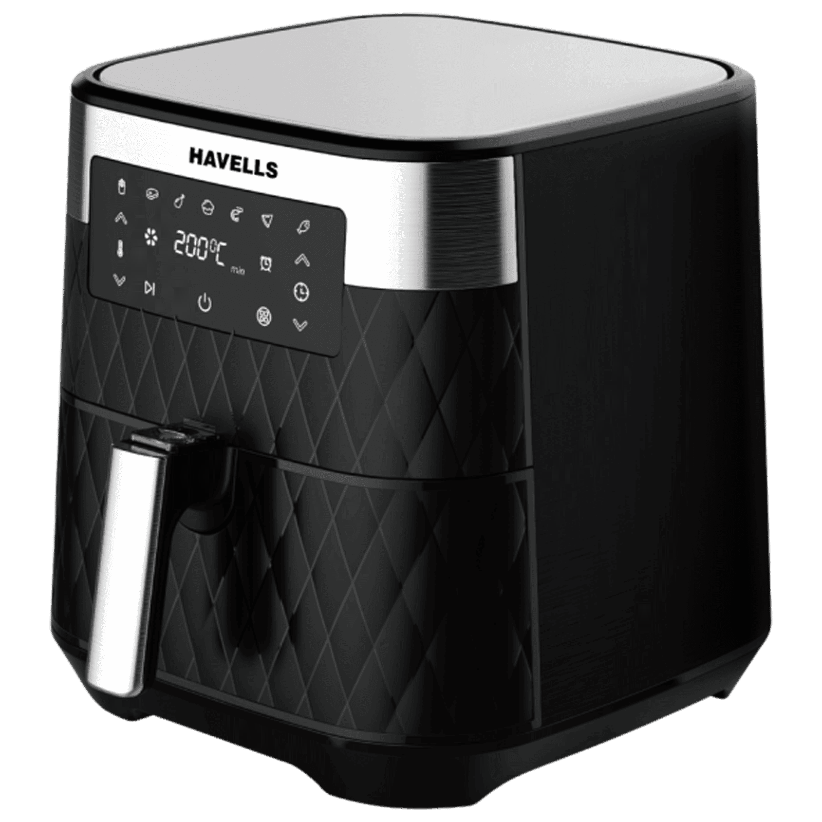 Havells Prolife Luxria 5.5L 1700 Watt Digital Air Fryer with Aero Crisp Technology (Black)