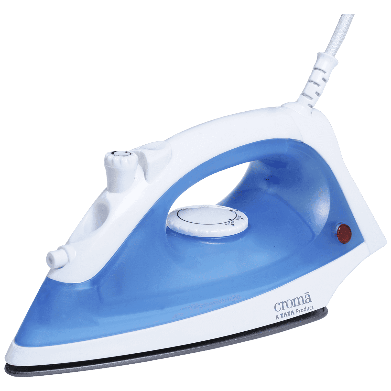 Croma 1200 Watts 180ml Steam Iron (360 Degree Swivel Cord, Blue)