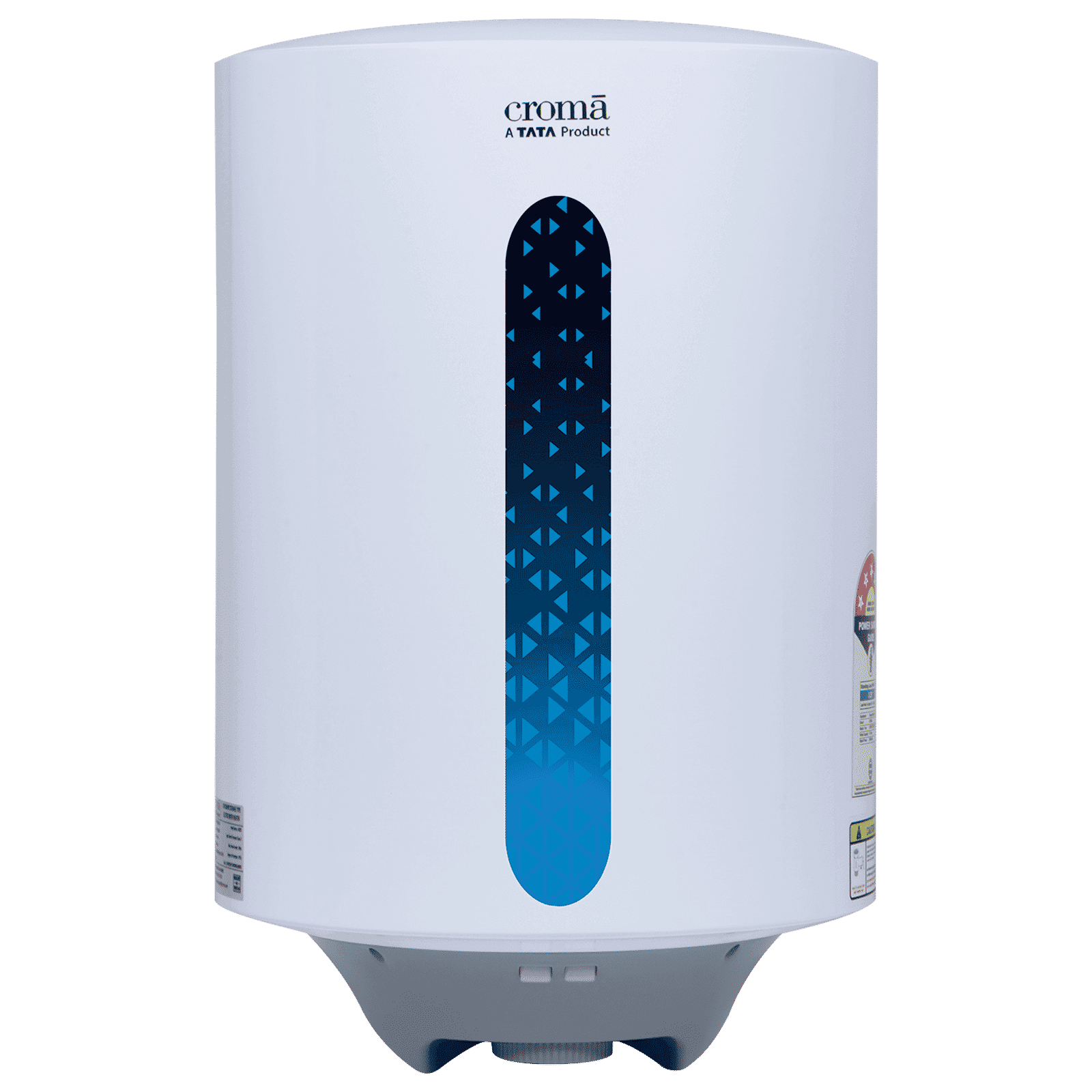 Croma AV5111 15 Litres 5 Star Vertical Storage Geyser with Temperature Control Knob (White)