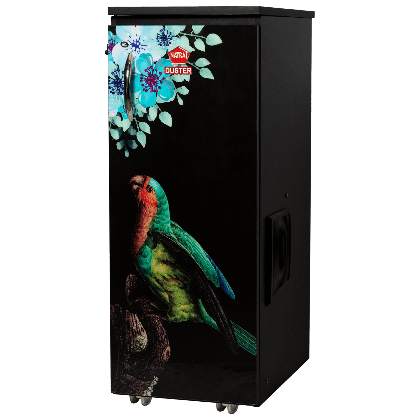 NATRAJ Duster 4.5 kg Flour Mill Machine (Silicon Stamping, AC 107, Black)