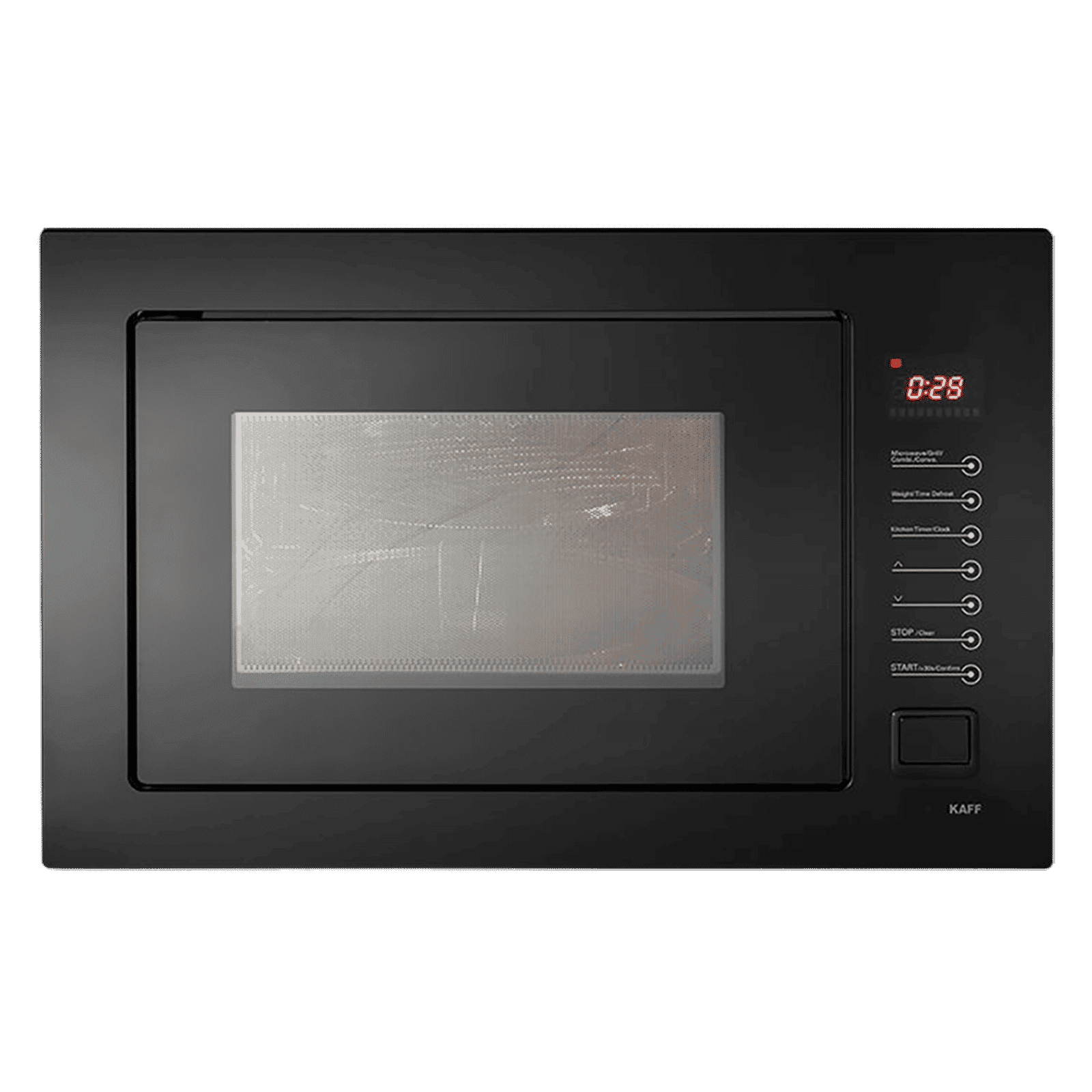 KAFF KMW8A 25L 60cm Built-in Microwave with Multi Programming Mode (KMW8A-BLK, Black)