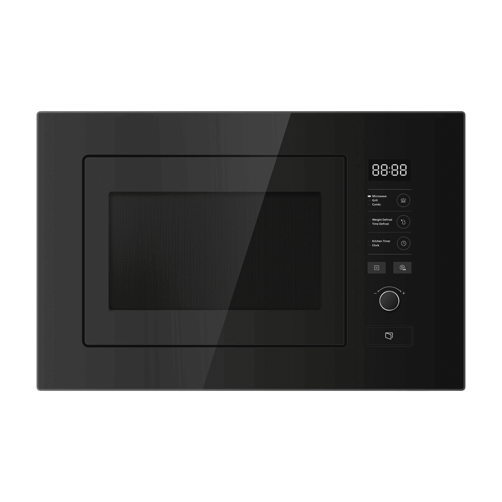 elica Touch 22L 60cm Built-in Microwave with 8 Autocook Menus (EPBI MWO GL 220, Black)