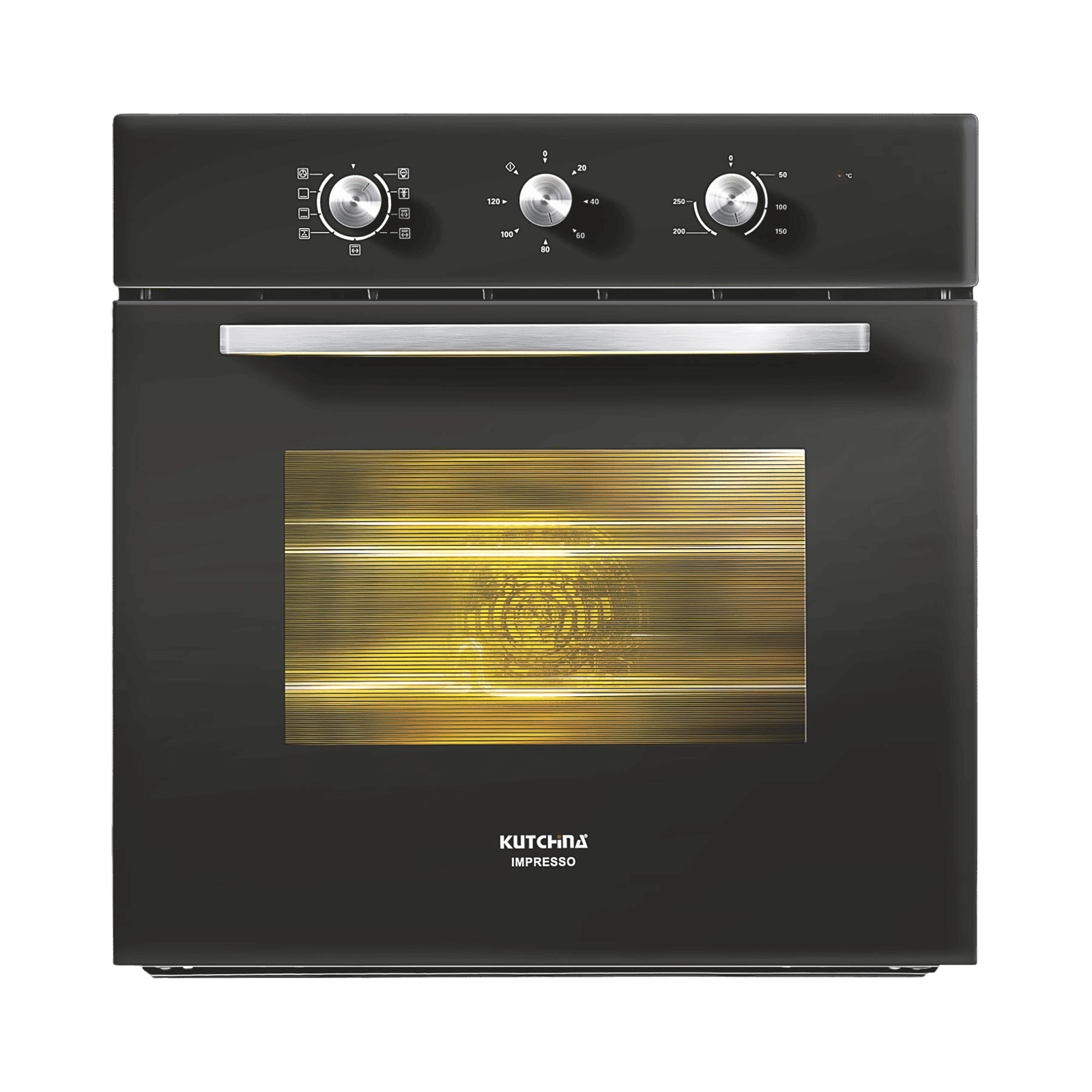 Kutchina Impresso 65L Built-in Convection Microwave with 9 Autocook Menus (244, Black)