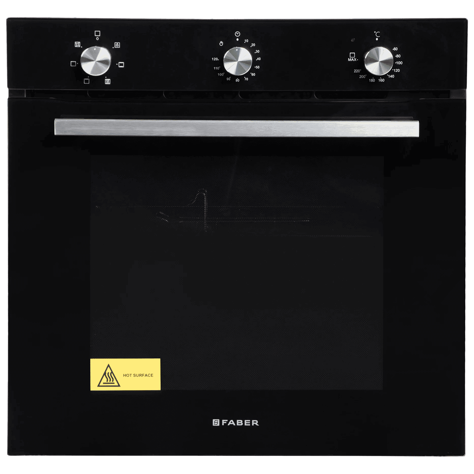 FABER FBIO 6F BK 80L Built-in Microwave with Digital Display (116.0680.241, Black)