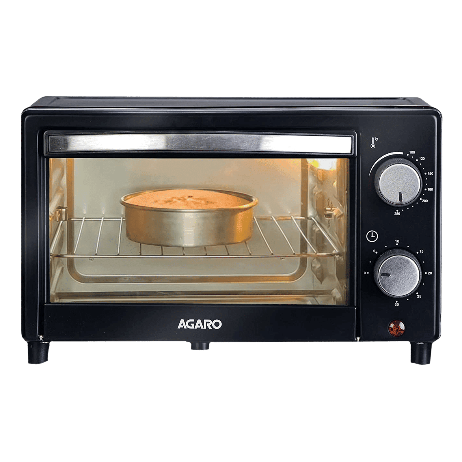 AGARO Marvel 9L Oven Toaster Grill with Automatic Thermostat (Black)
