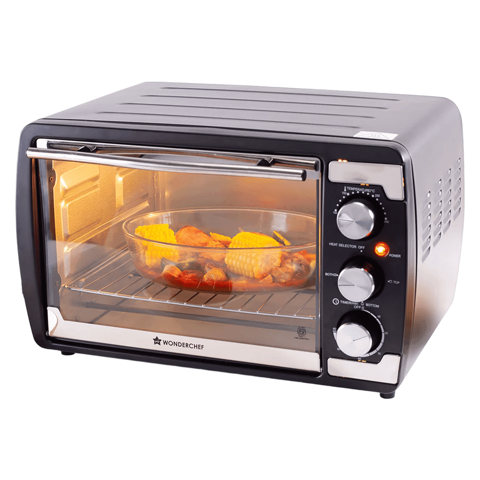 WONDERCHEF 21L Oven Toaster Grill with Auto Shut Off (63154892, Black)