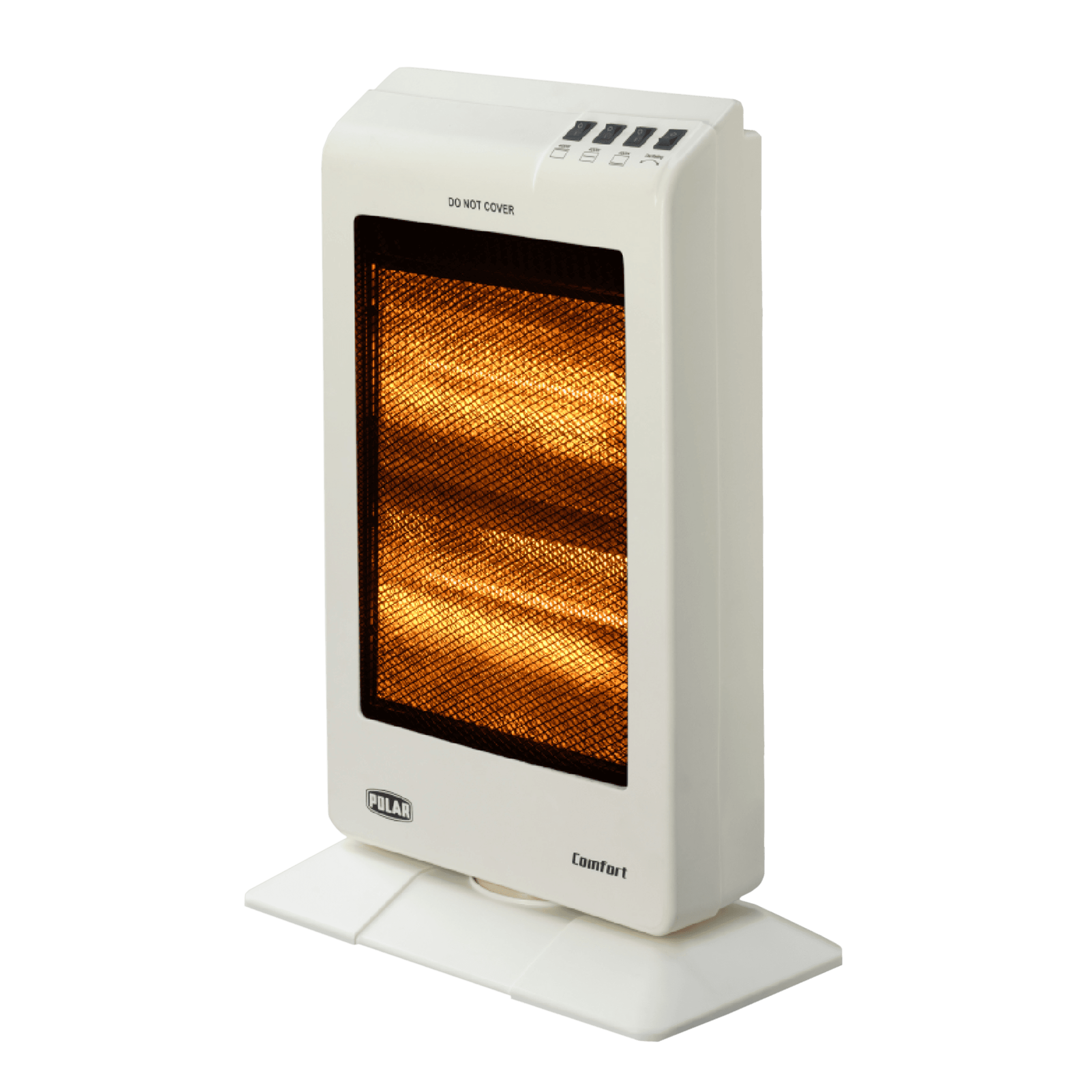 POLAR Comfort 1200W Halogen Room Heater with Tip Over Safety Switch (Wide Angle Oscillation