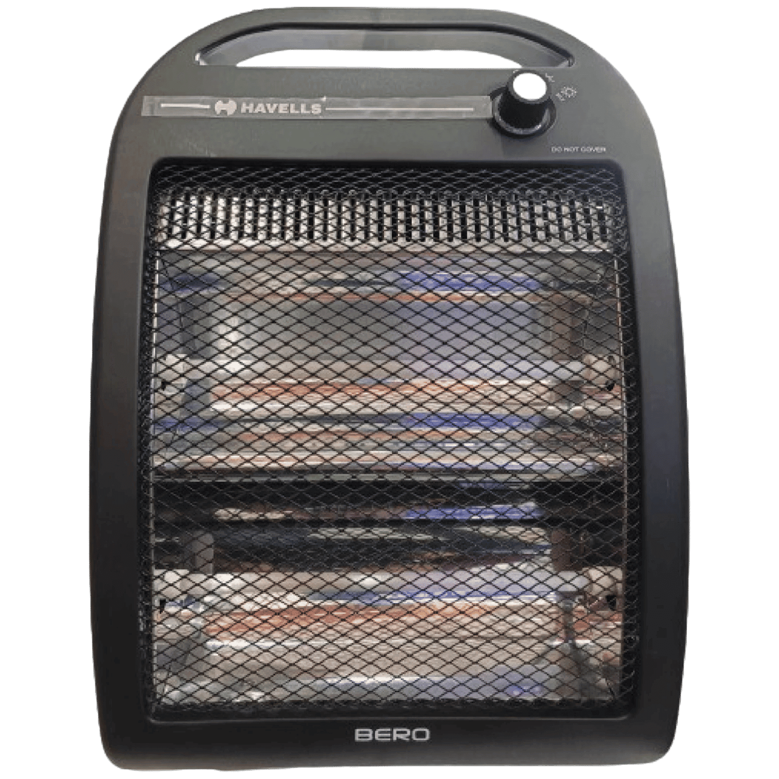 HAVELLS Bero Quartz 800W Quartz Room Heater with Rust Free Stainless Steel Reflector (Tip Over Switch for Safety