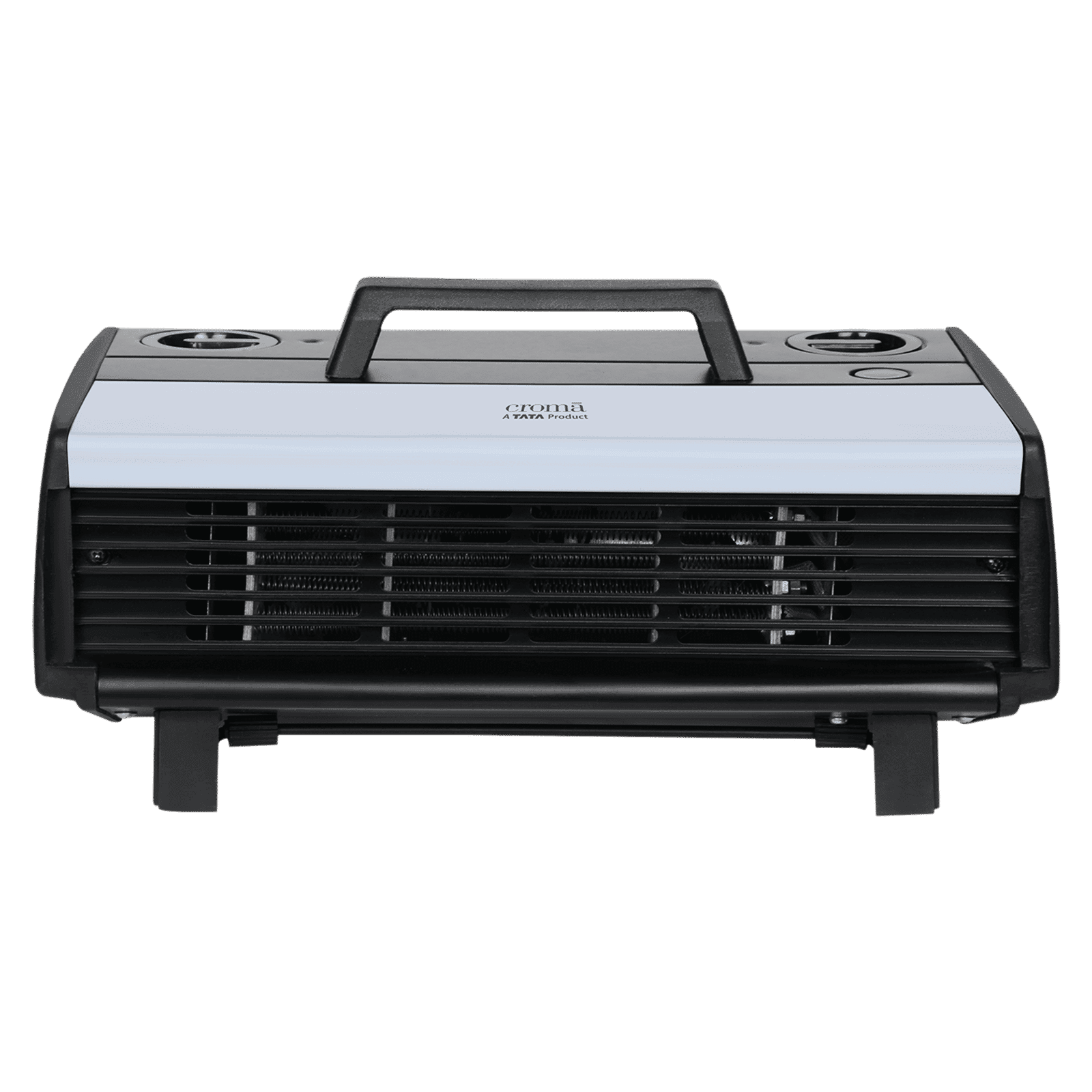 Croma 2000W Fan Room Heater with 2 Heating Modes (Adjustable Thermostat, Black & Grey)