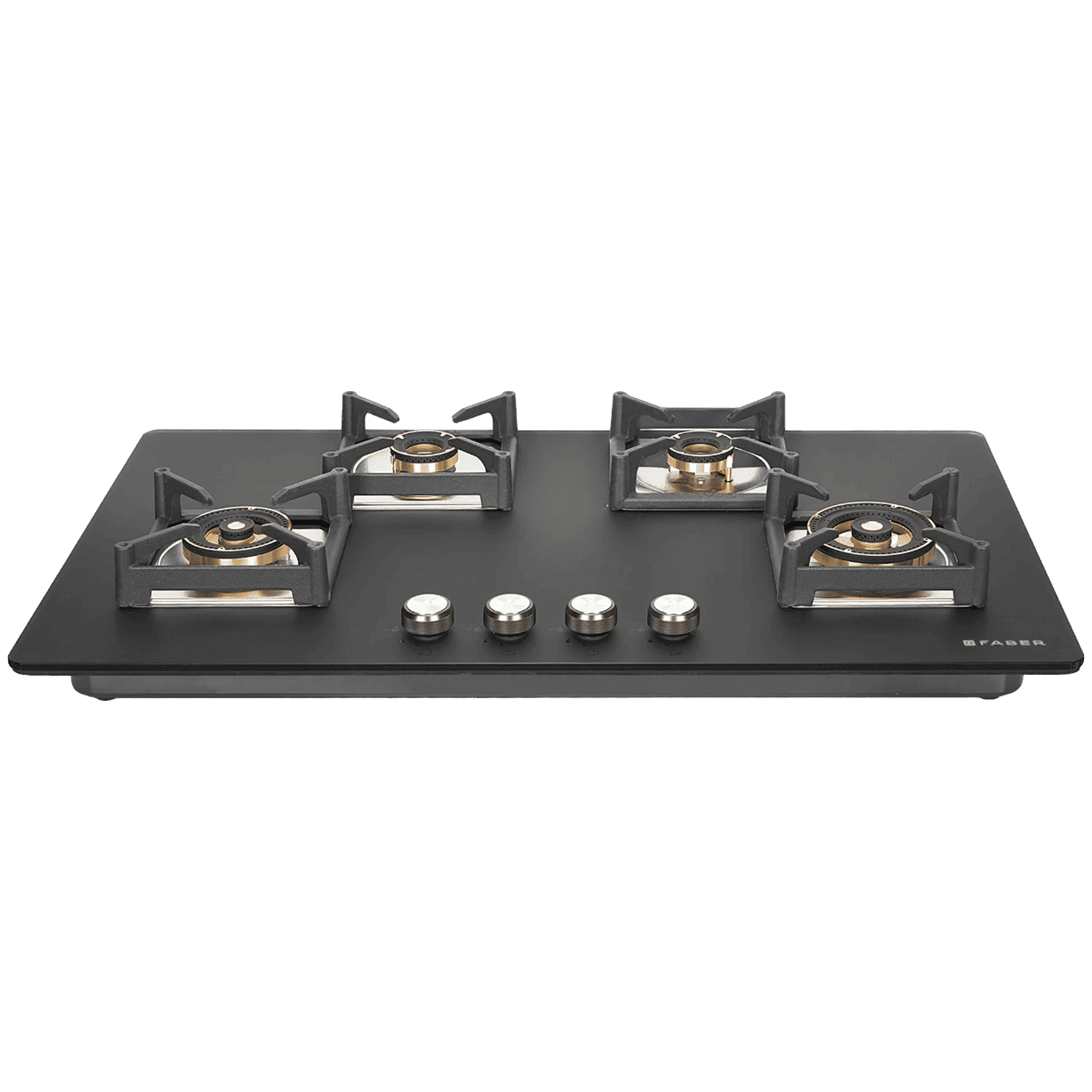 FABER BELLA HT 904 BR AI FFD Glass Top 4 Burner Automatic Hob (Flame Failure Device, Black)